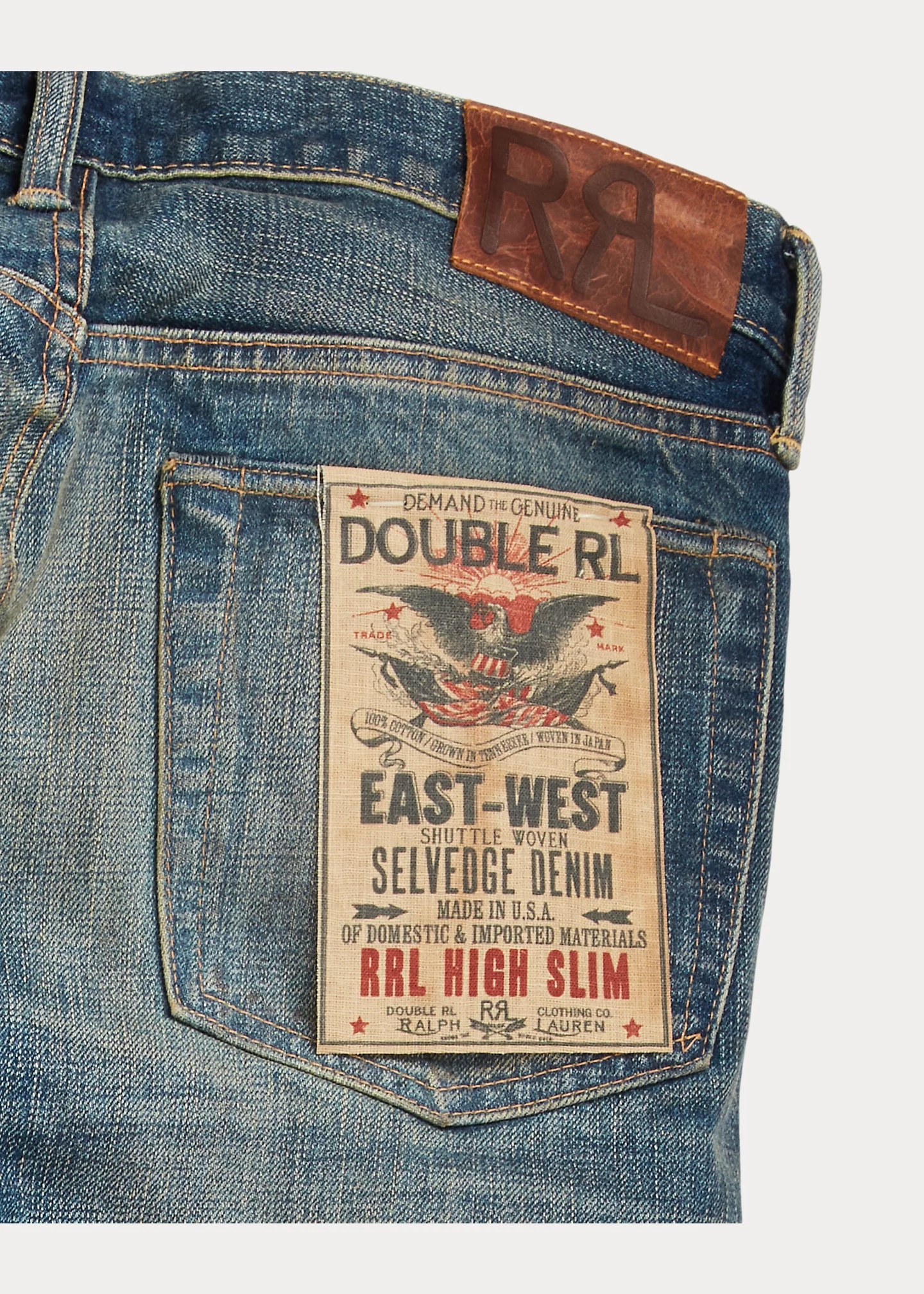 High Slim Yosemite Selvedge Jean - 4