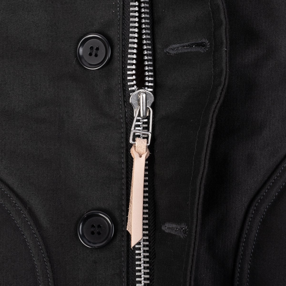 IHM-35-BLK Whipcord N1 Deck Jacket - Black - 11