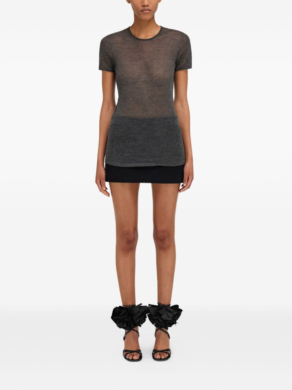 flap-pocket mini skirt - 2