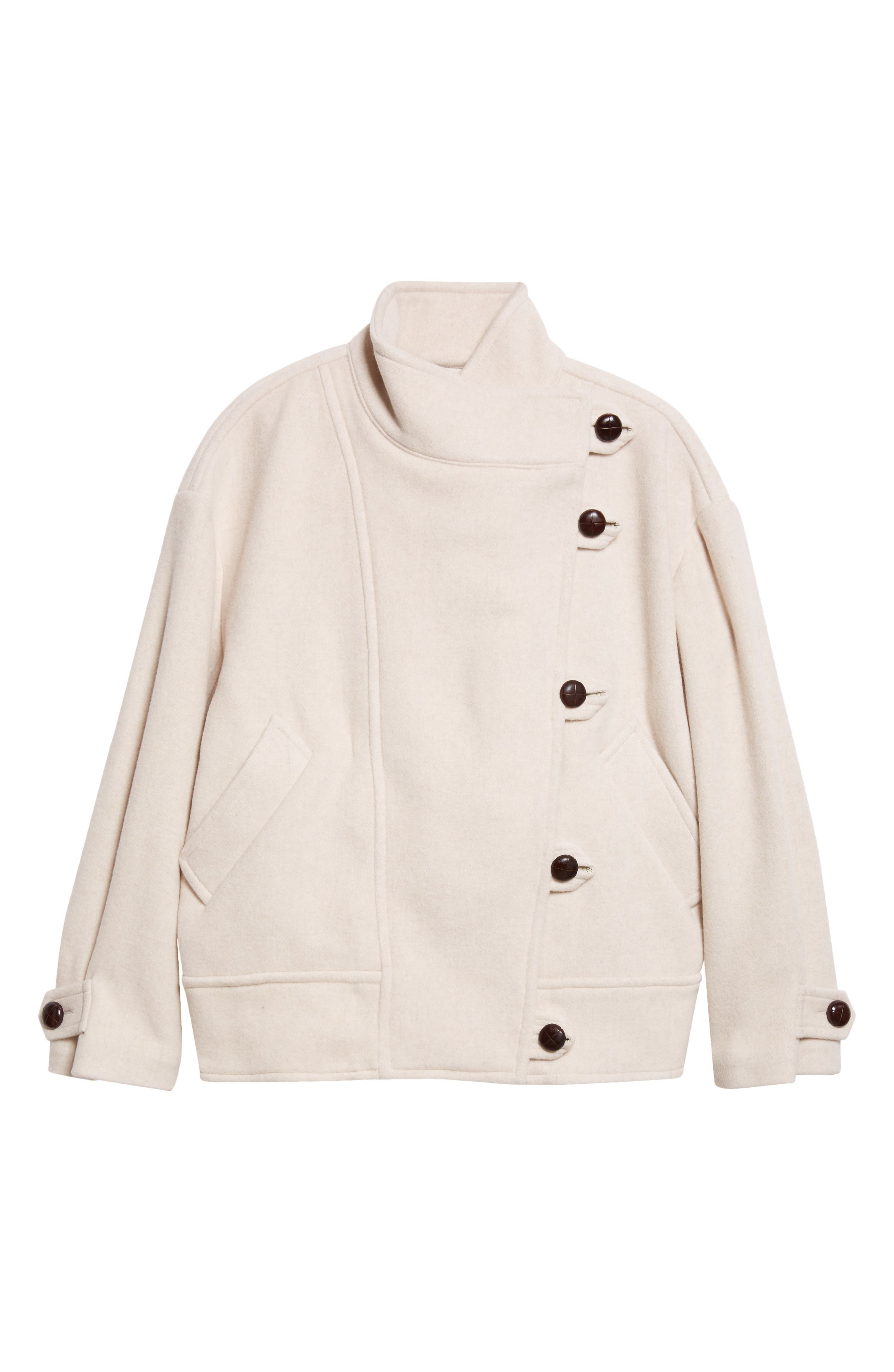 Isabel Marant Hanis Wool Blend Jacket in Ecru at Nordstrom - 7