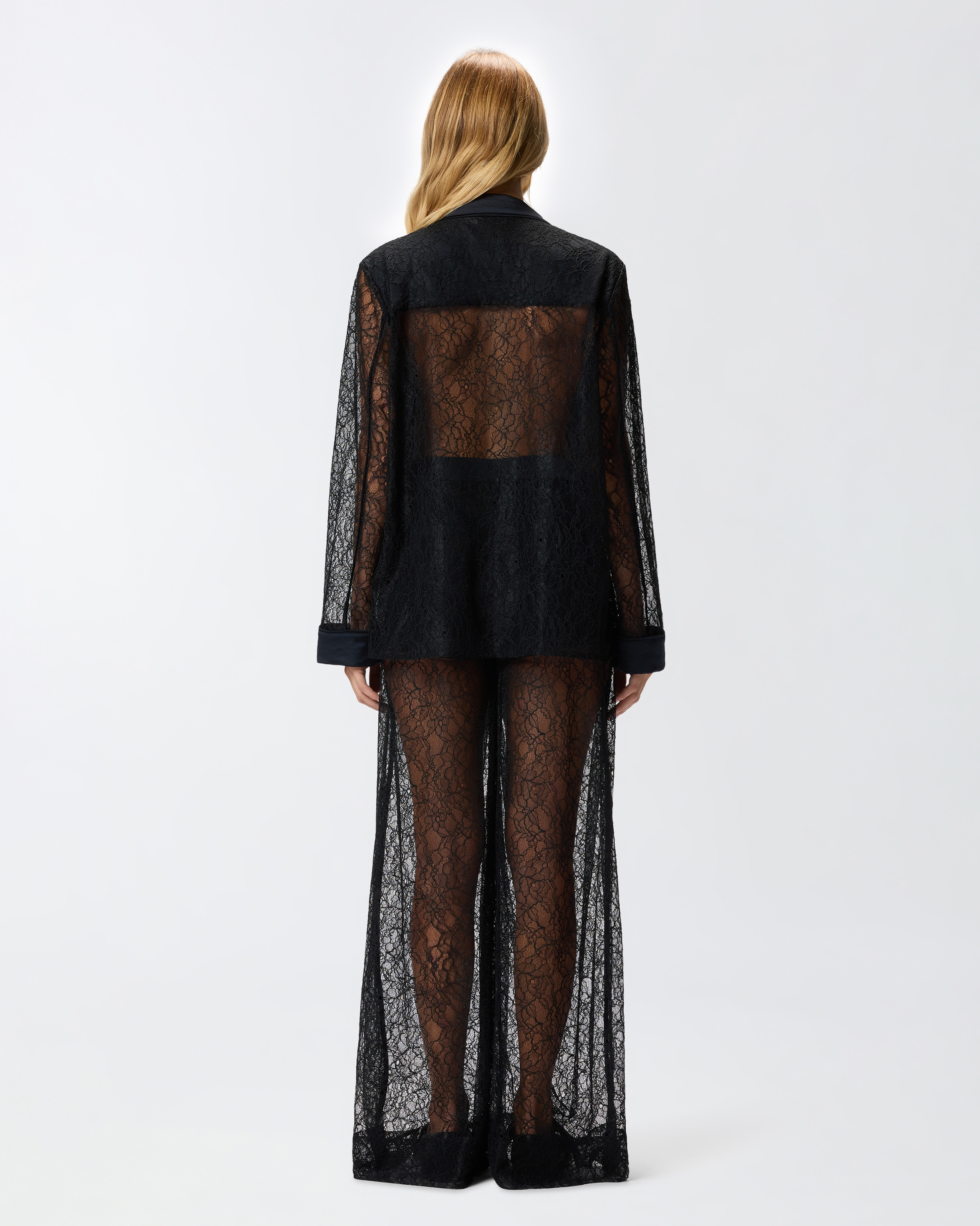 LACE AND SATIN JACKET - 4