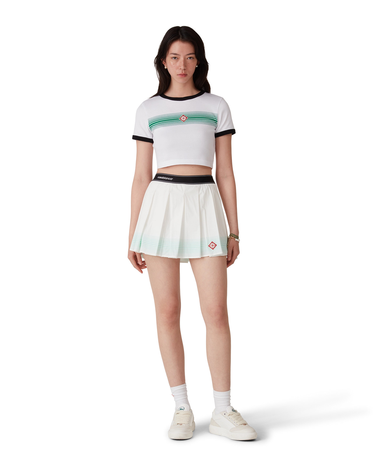 Gradient Stripe Ringer T-Shirt | Casablanca Paris - 2