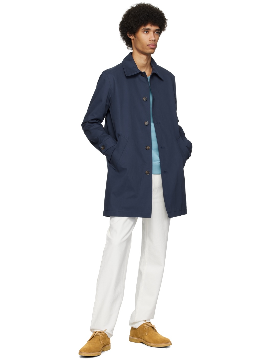 Navy Victor Coat - 4