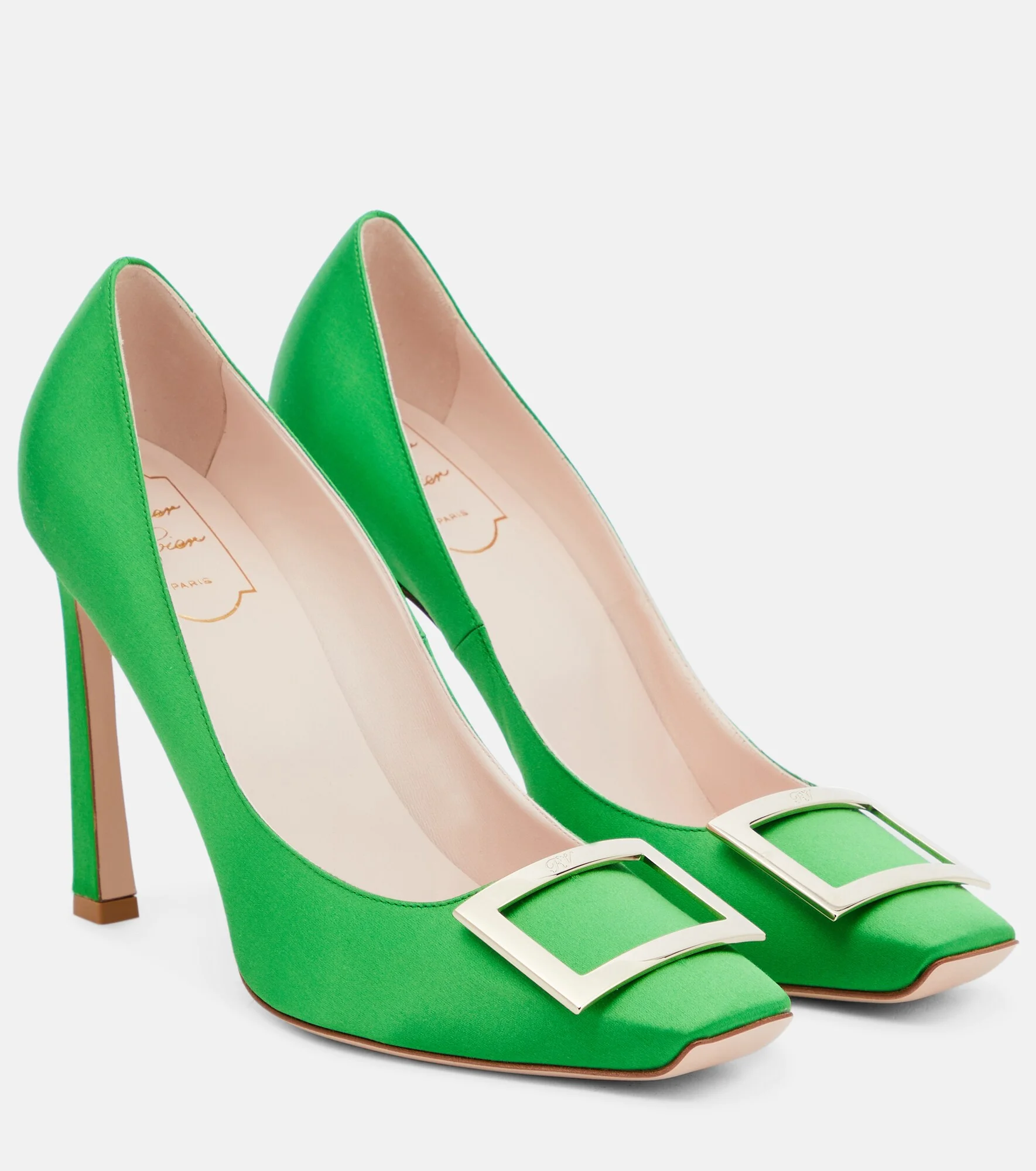 Trompette satin pumps - 1