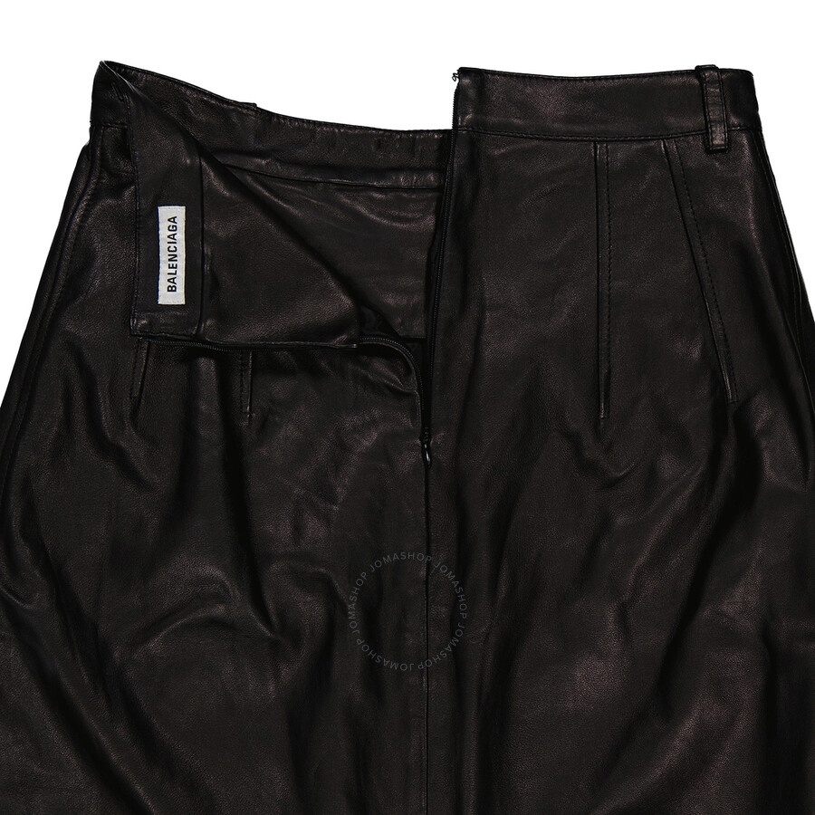 Balenciaga Black High-Waisted Midi Large Skirt, Brand Size 36 (US Size 6) - 7