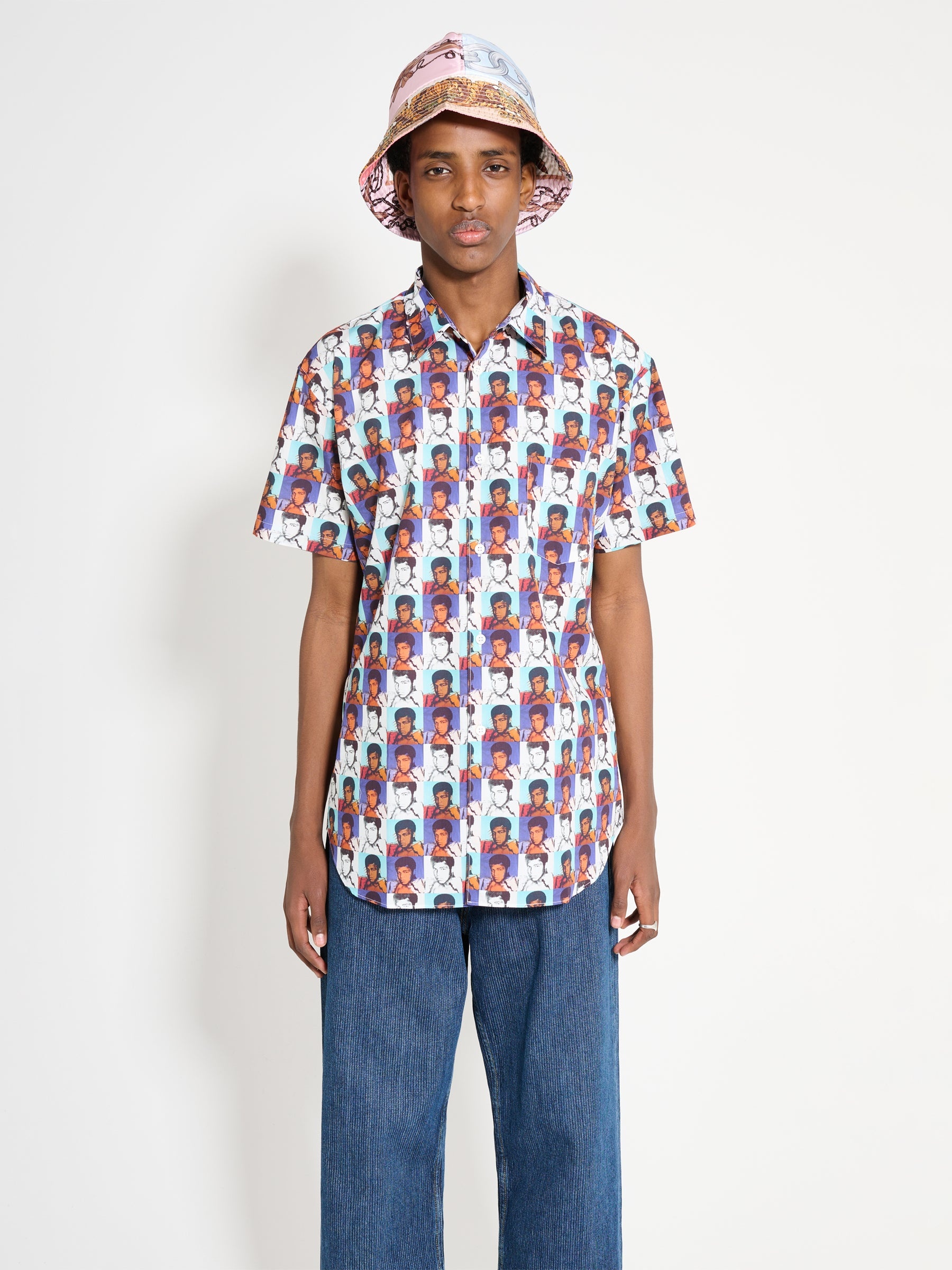 COMME DES GARÇONS SHIRT ANDY WARHOL SHORT SLEEVE SHIRT - 1