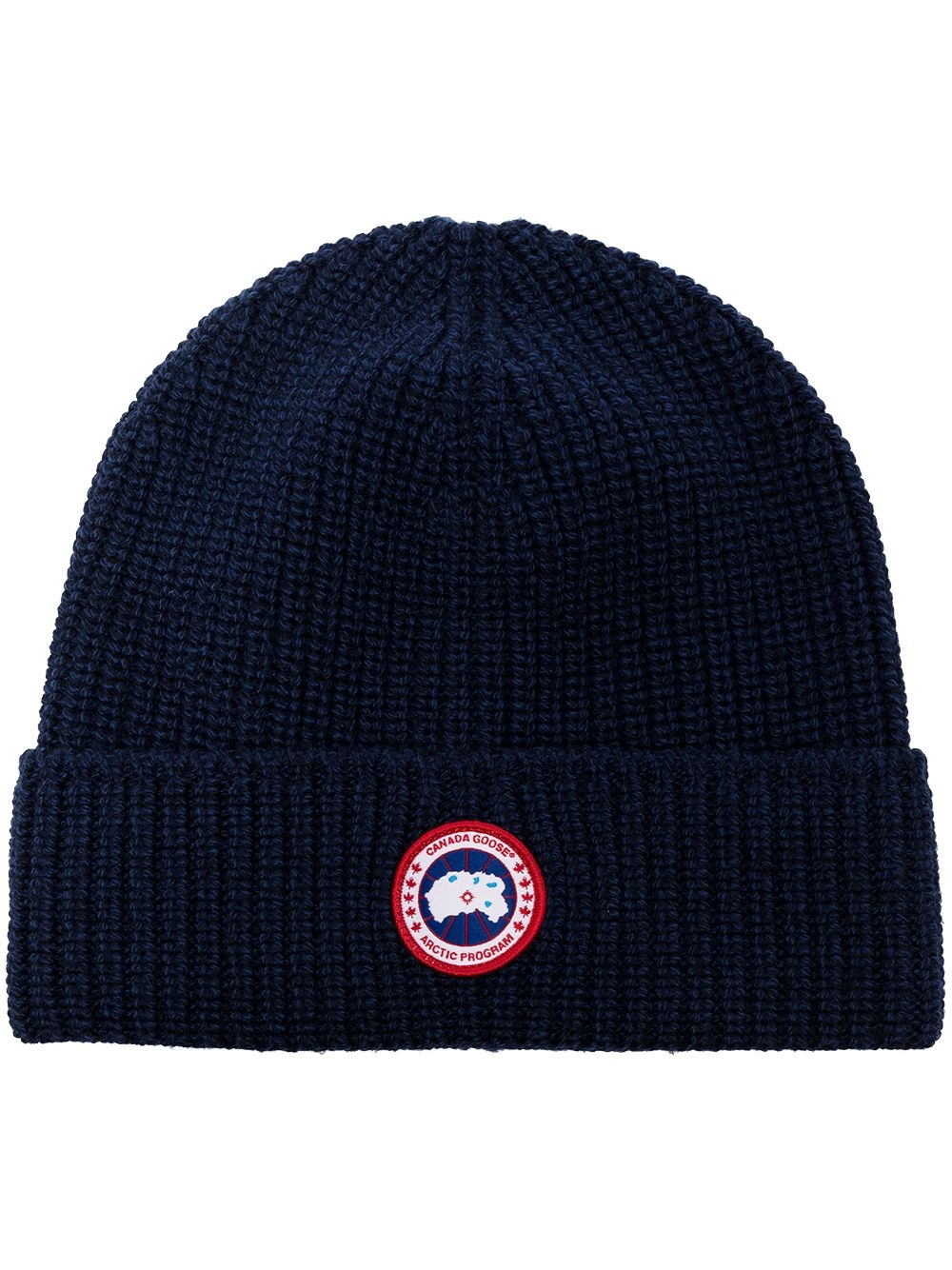 Arctic Disc ribbed-knit beanie - 1