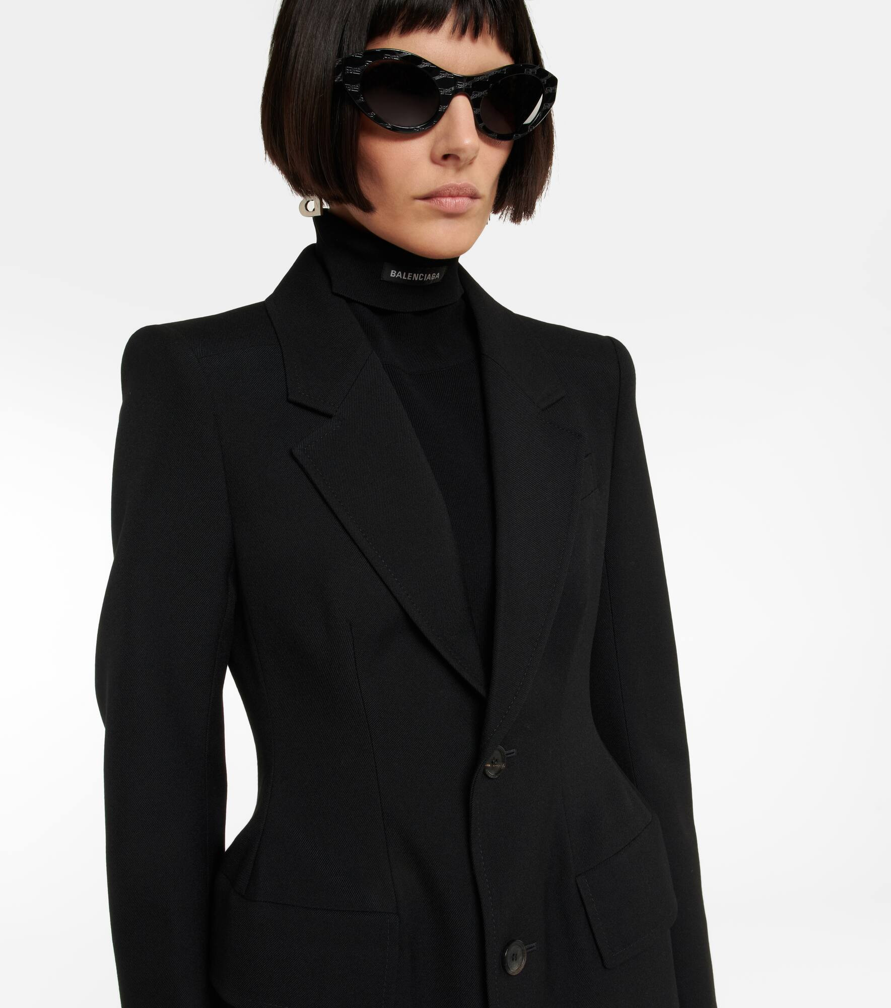 Hourglass virgin wool blazer - 4