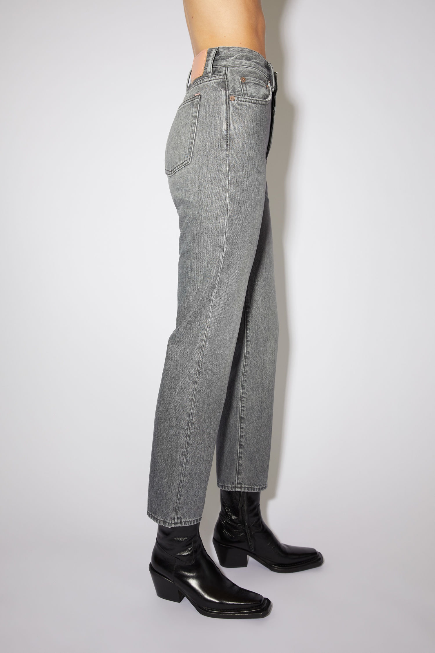 Straight fit jeans - Grey - 4