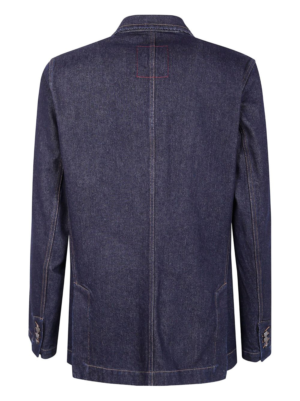 buttoned patch-pocket denim jacket - 2