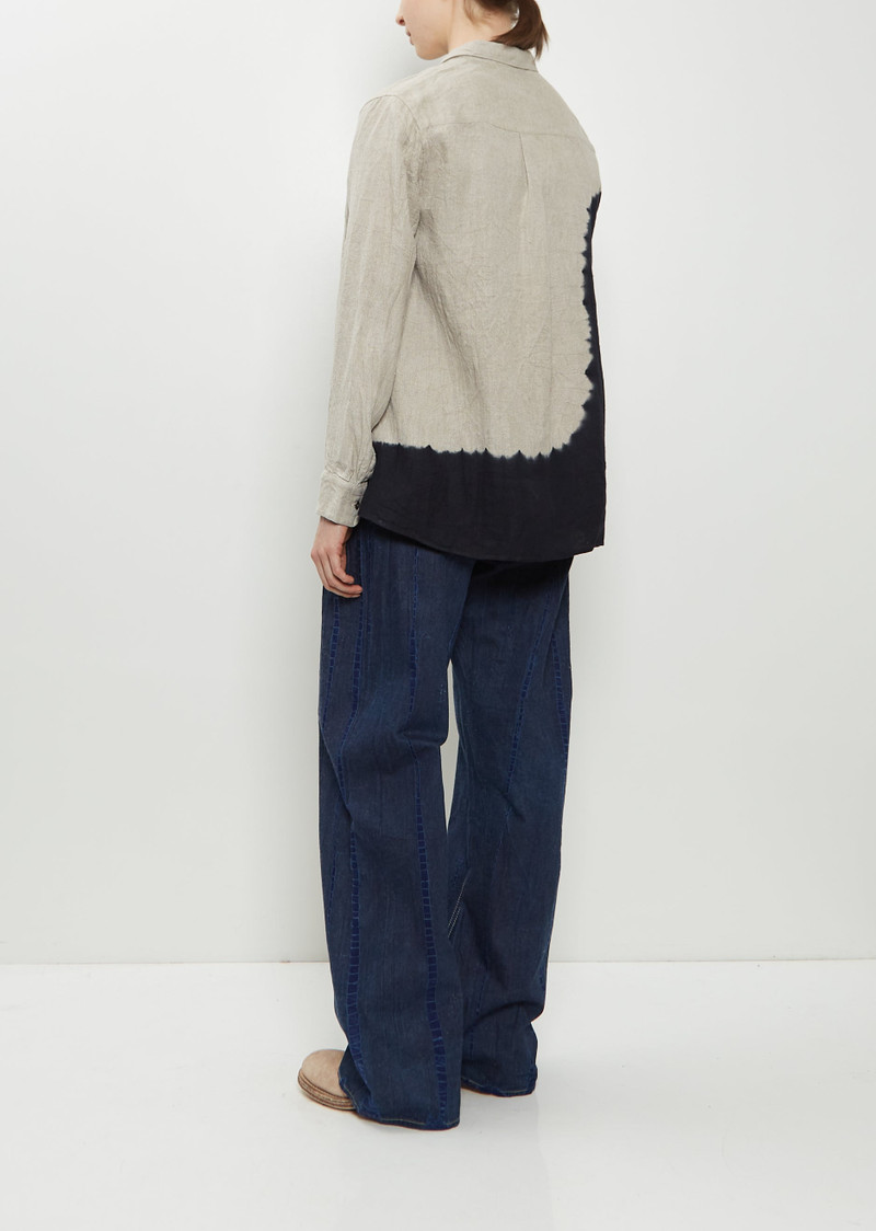 SUZUSAN Linen Long Sleeve Shirt outlook