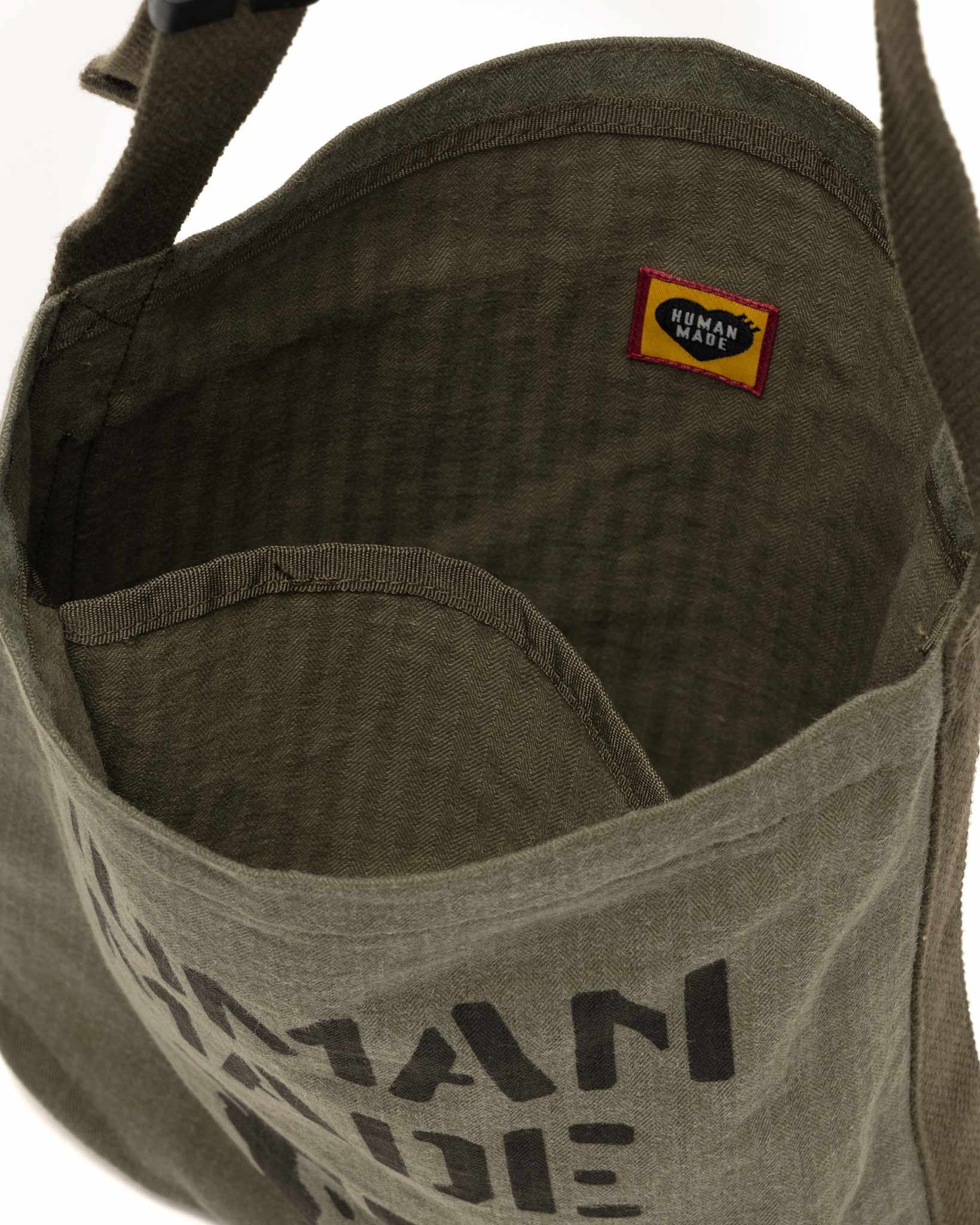 Human Made Shoulder Bag Olive Drab | havenshop | REVERSIBLE