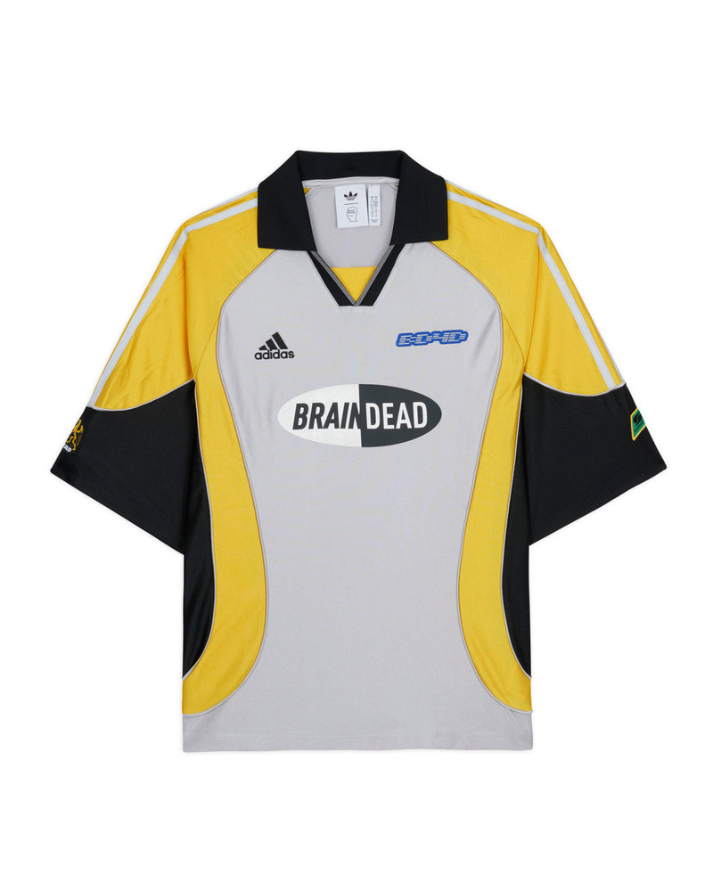 Brain Dead x adidas Short Sleeve Jersey - Silver 1