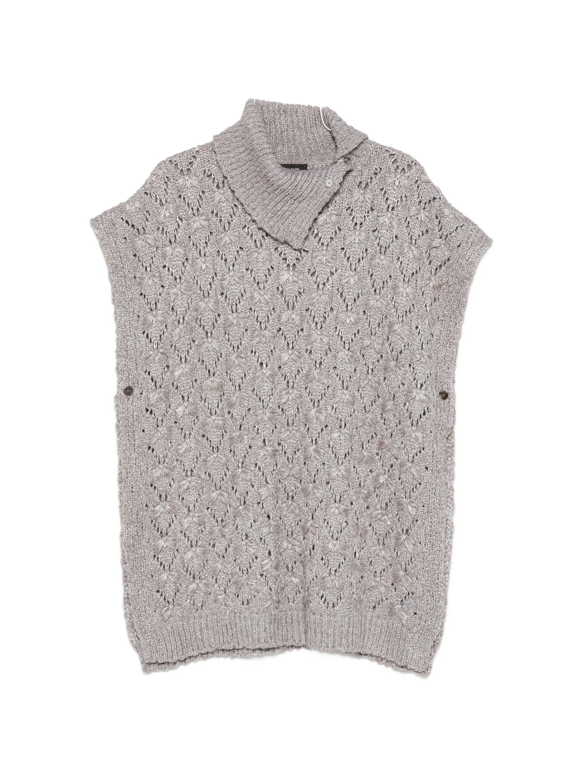 Fabiana Filippi Open-knit Poncho - 1