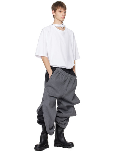 Y/Project Gray Layered Sweatpants outlook