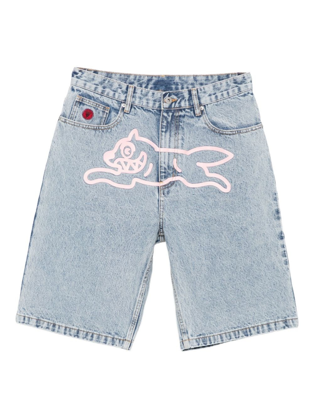 Running Dog denim shorts - 1