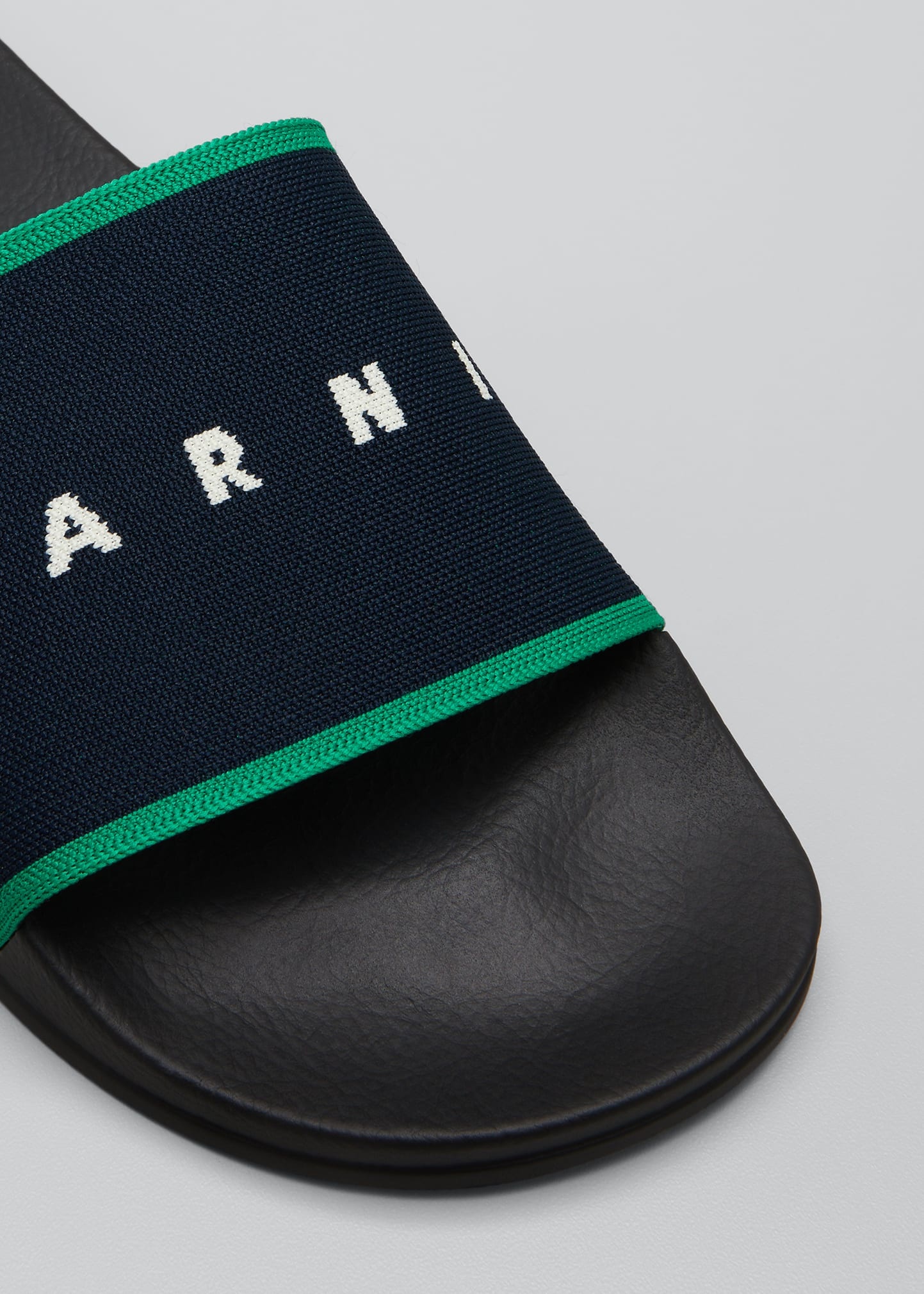 Men's Logo Rubber Pool Slide Sandals - 5