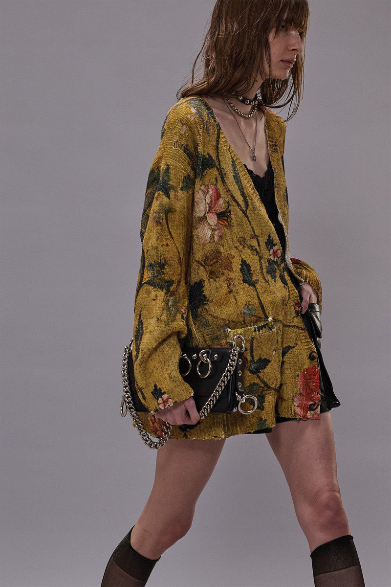 PRINTED BOYFRIEND CARDIGAN 1