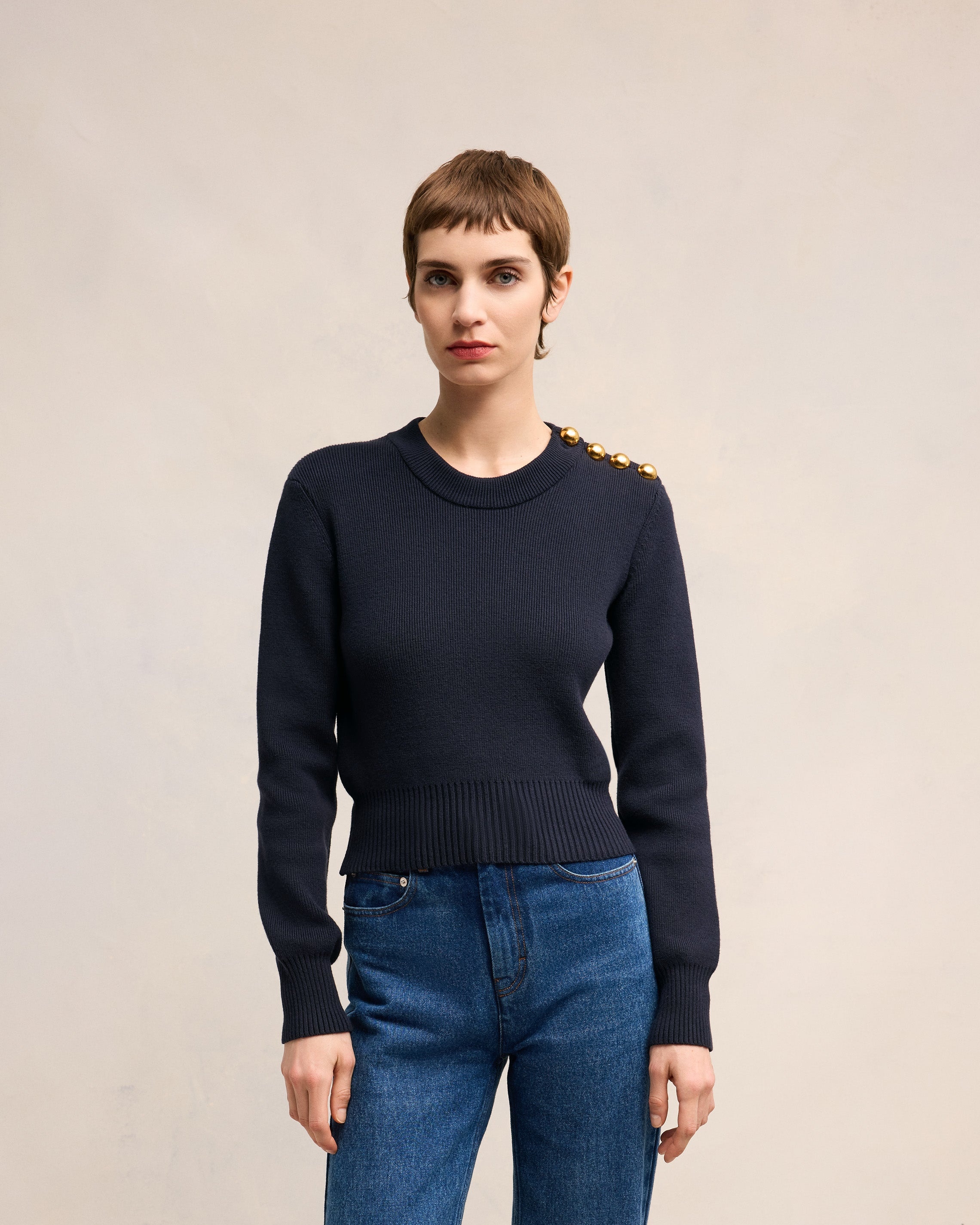 SAILOR CREW NECK SWEATER - 3