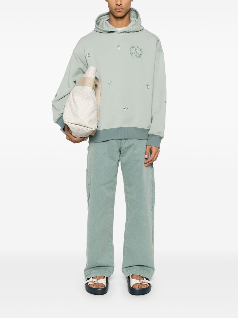 EMPORIO ARMANI cut out-detail hoodie outlook