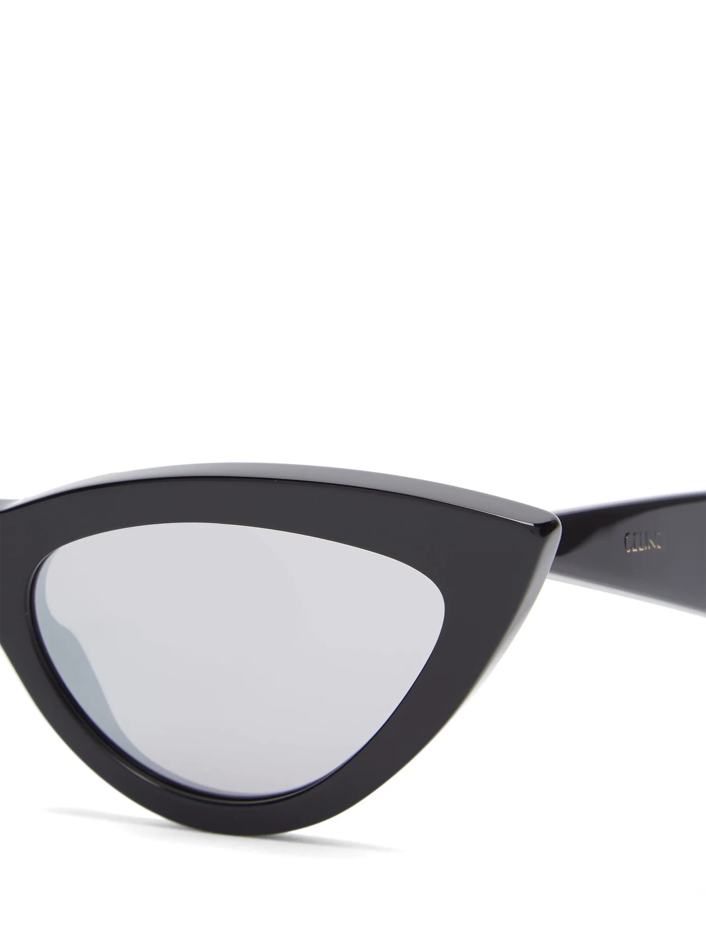 Mirrored cat-eye acetate sunglasses - 5