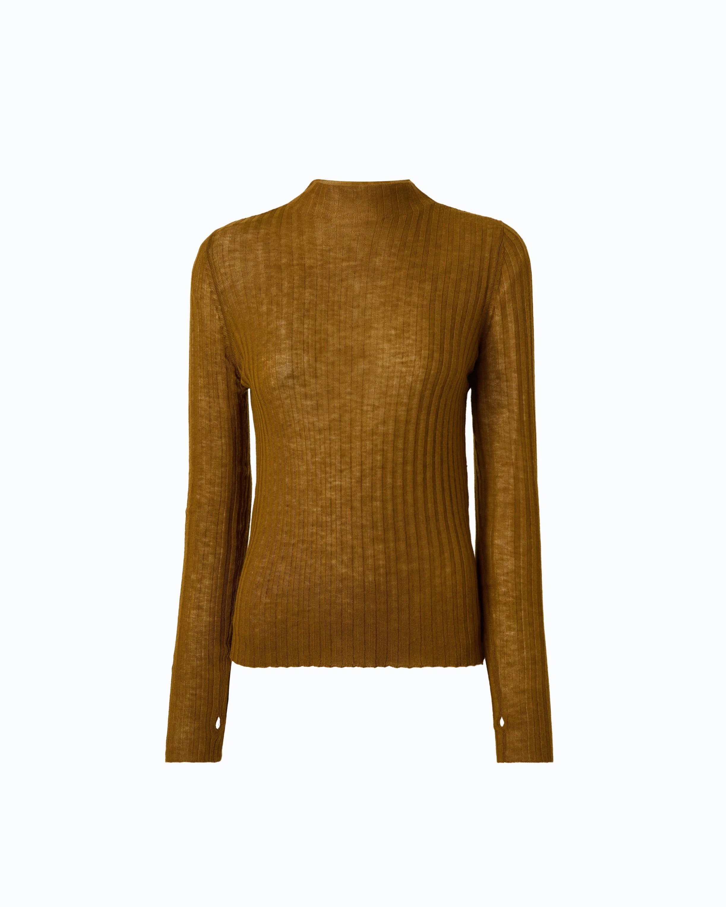 LIGHTWEIGHT RIBBED SWEATER - 1