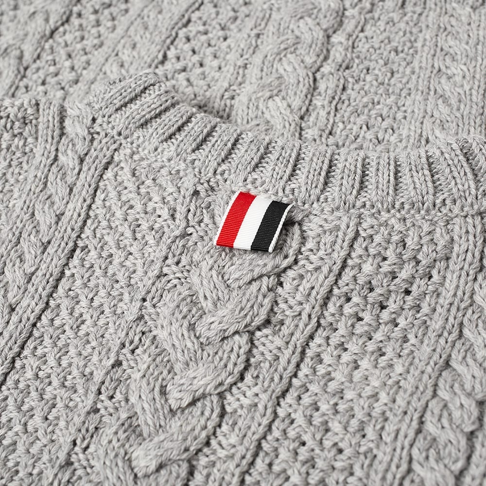 Thom Browne Classic Aran Cable Crew Knit - 2