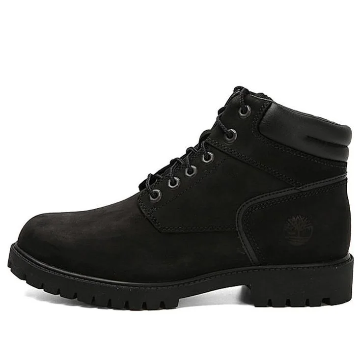 Timberland 헤리티지 캐주얼 워킹 와이드 피트 부츠 '블랙 Nubuck 'A1J3W - 1