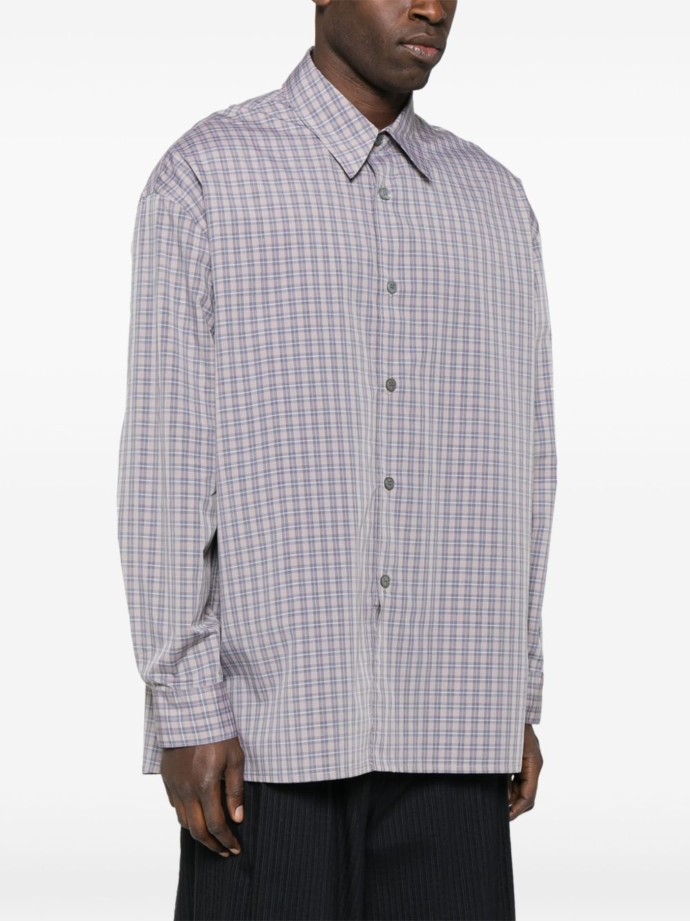 plaid-check shirt - 3