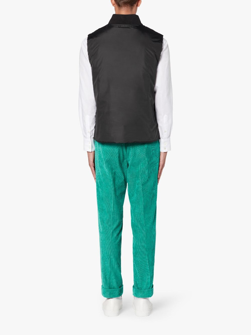 Mackintosh DUNDEE CHARCOAL NYLON LINER VEST | QC-107 outlook