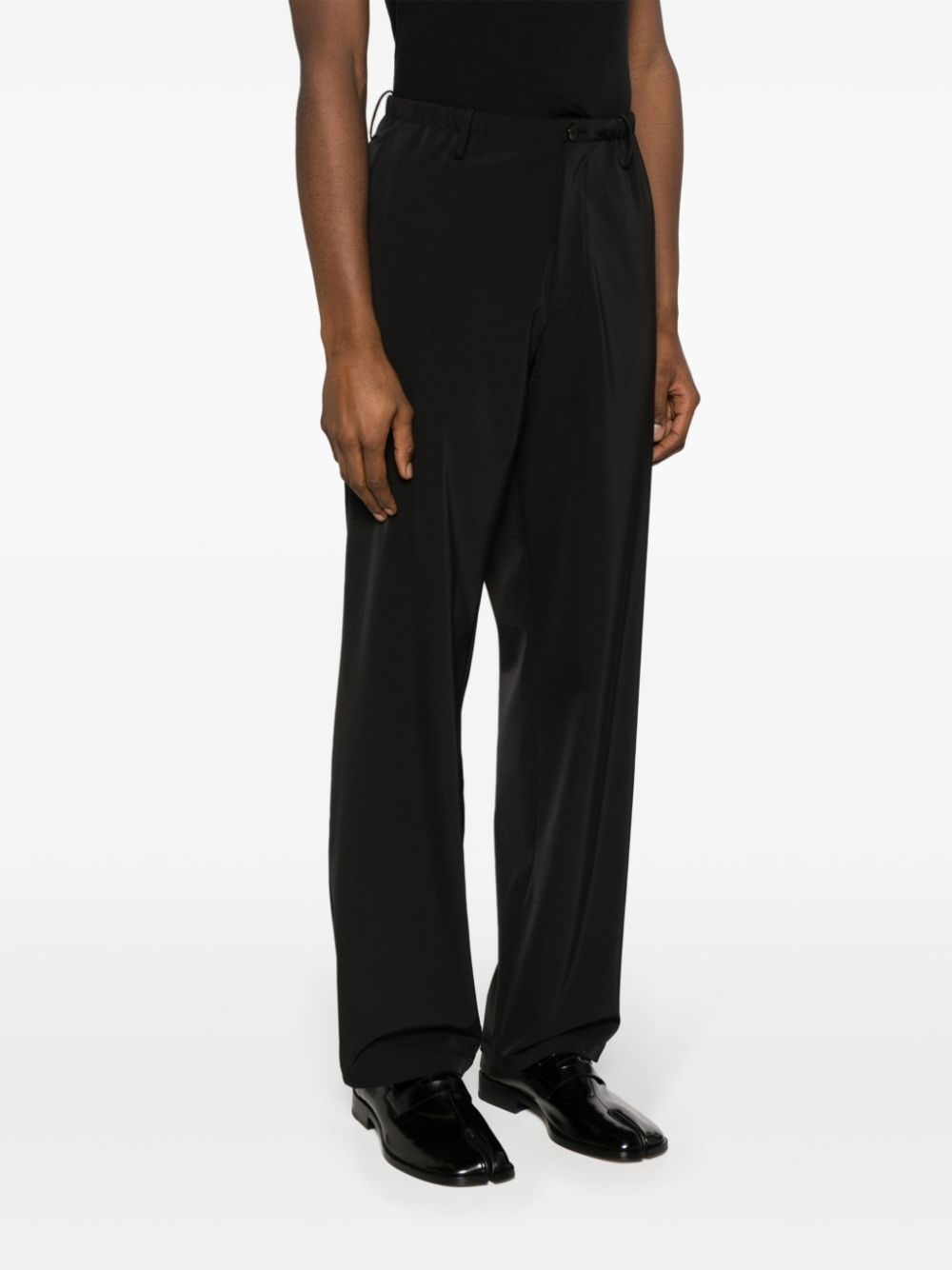 single-stitch high-waist trousers - 4