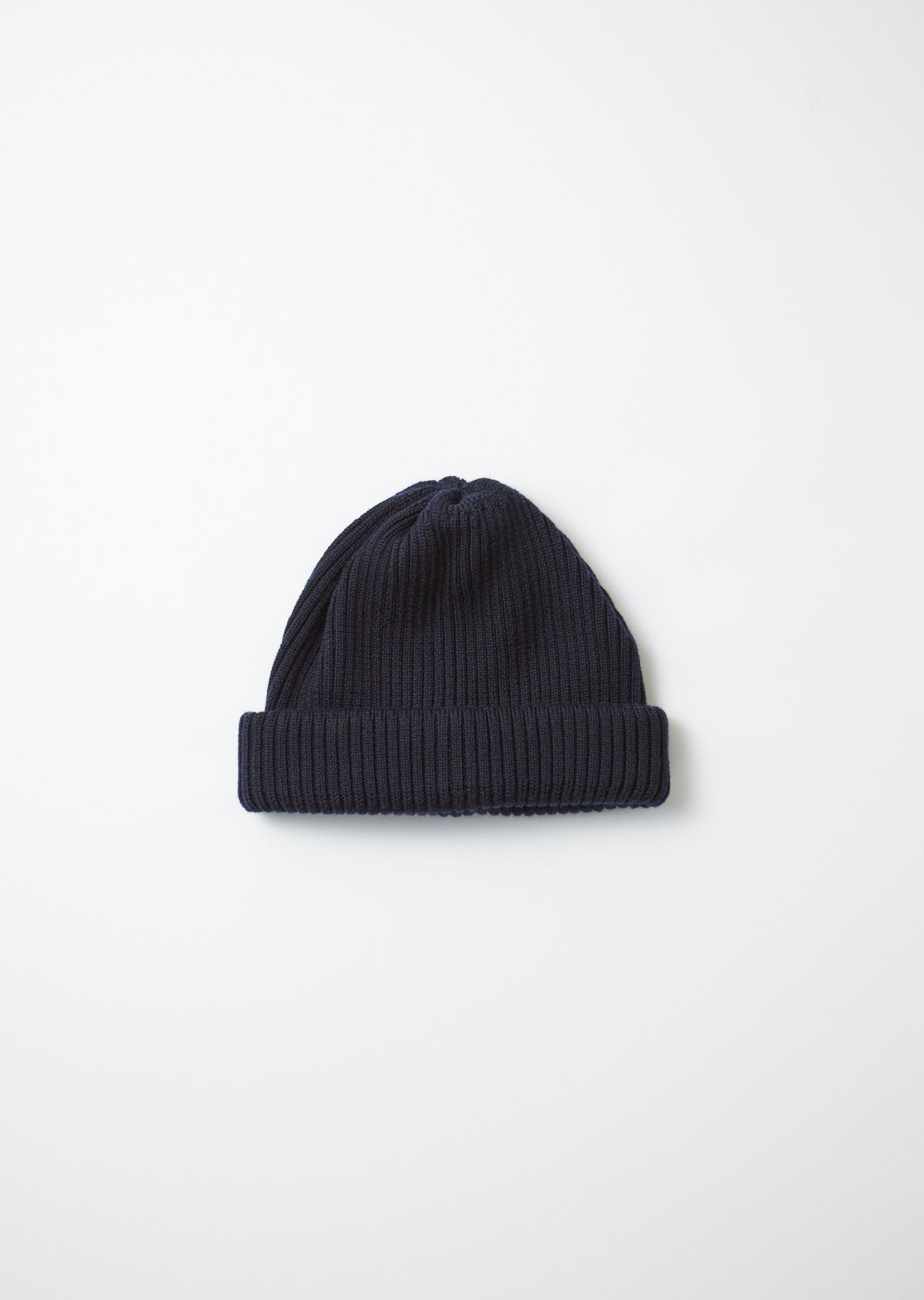 ROT-5078-NAV ROTOTO - Extra Fine Merino Hat - Navy Blue - 1