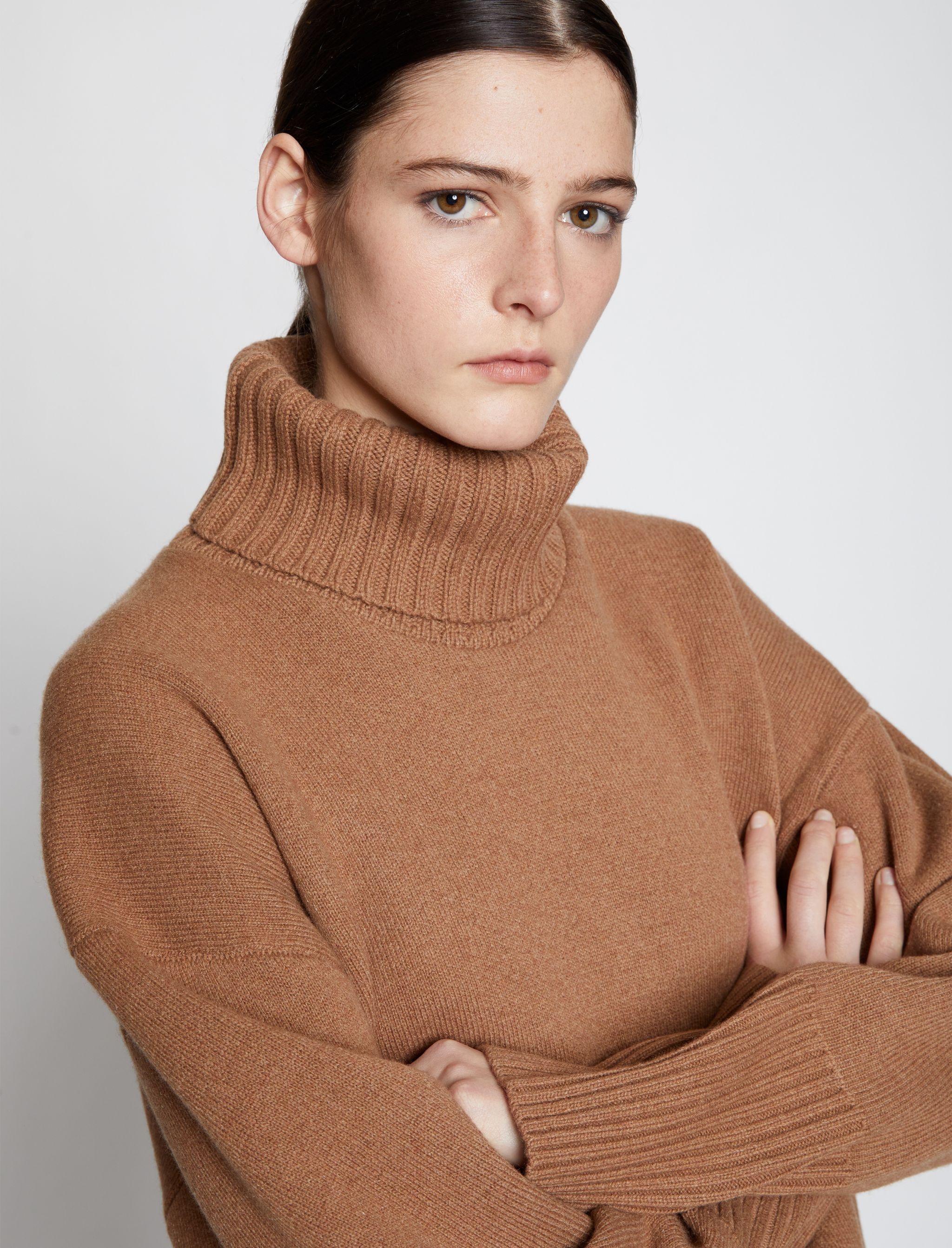 Doubleface Eco Cashmere Oversized Turtleneck Sweater - 5