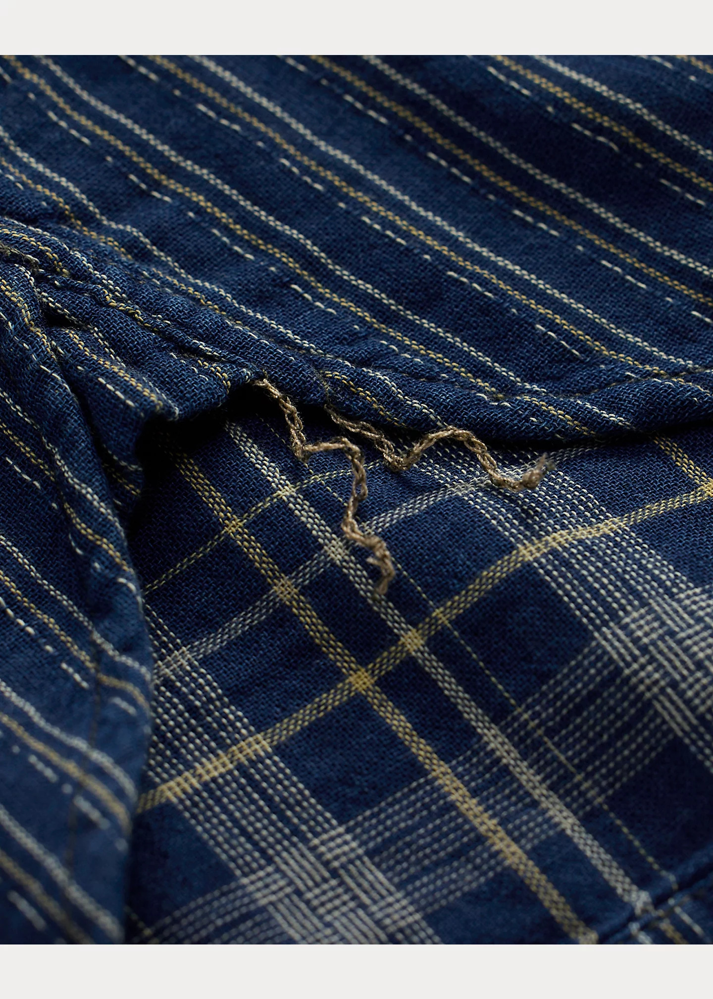 Indigo Striped Double-Faced Workshirt - 4