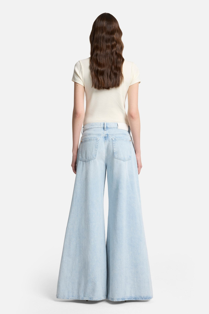 Willow Palazzo Wide Leg in Clean Slate 5