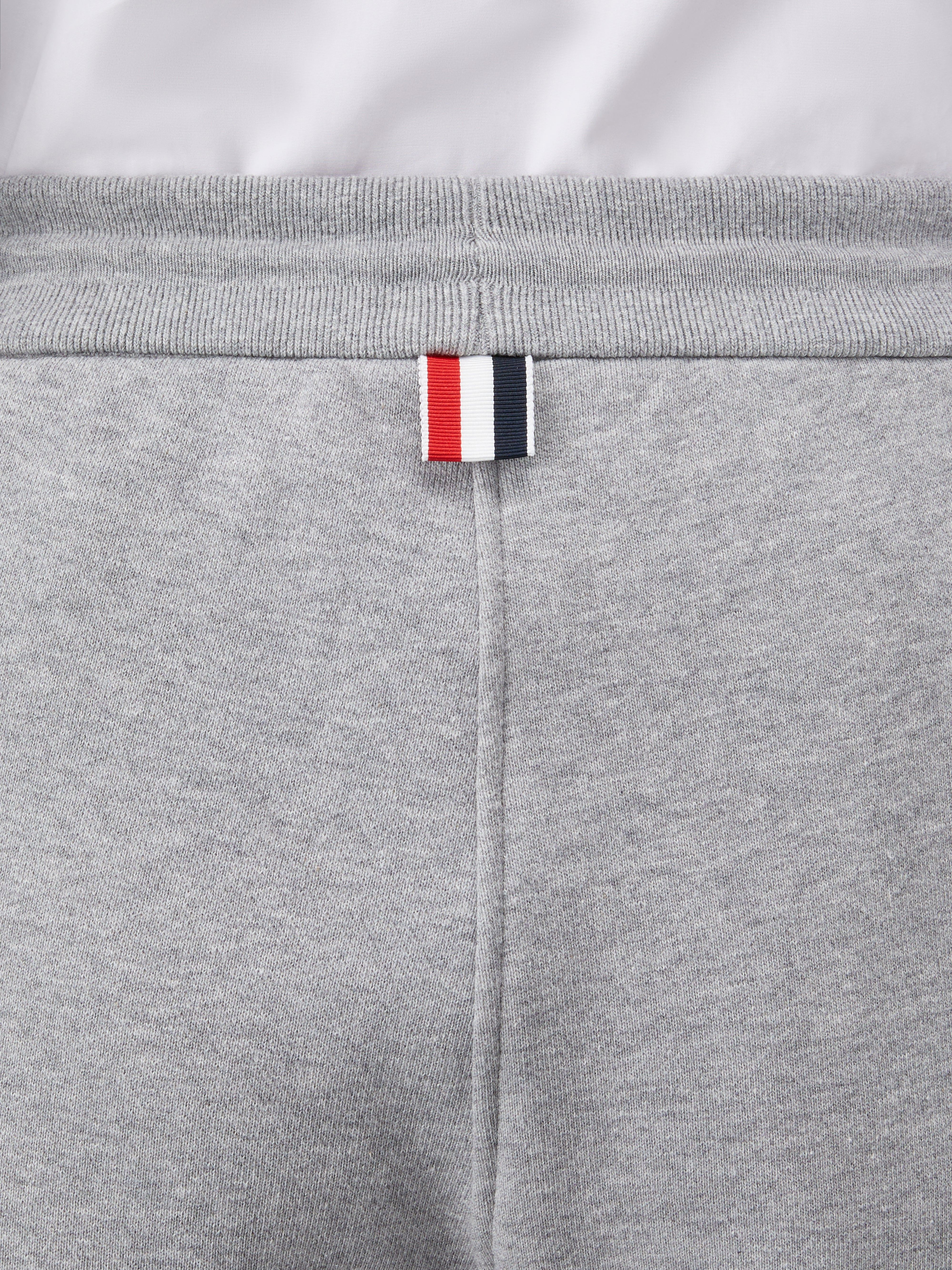 Light Grey Cotton Loopback Knit Engineered 4-bar Stripe Classic Sweatpant - 6