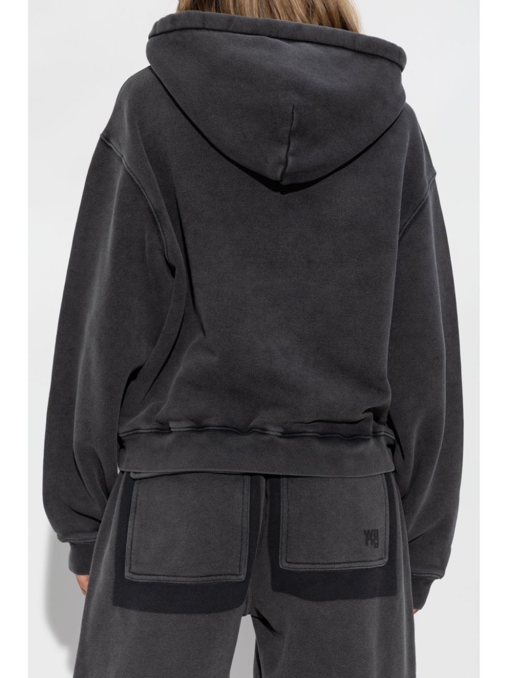 blade-logo cotton hoodie - 4