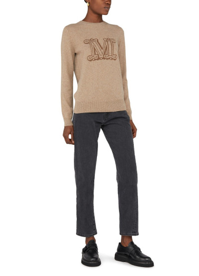Max Mara Pamir logo cashmere sweater outlook