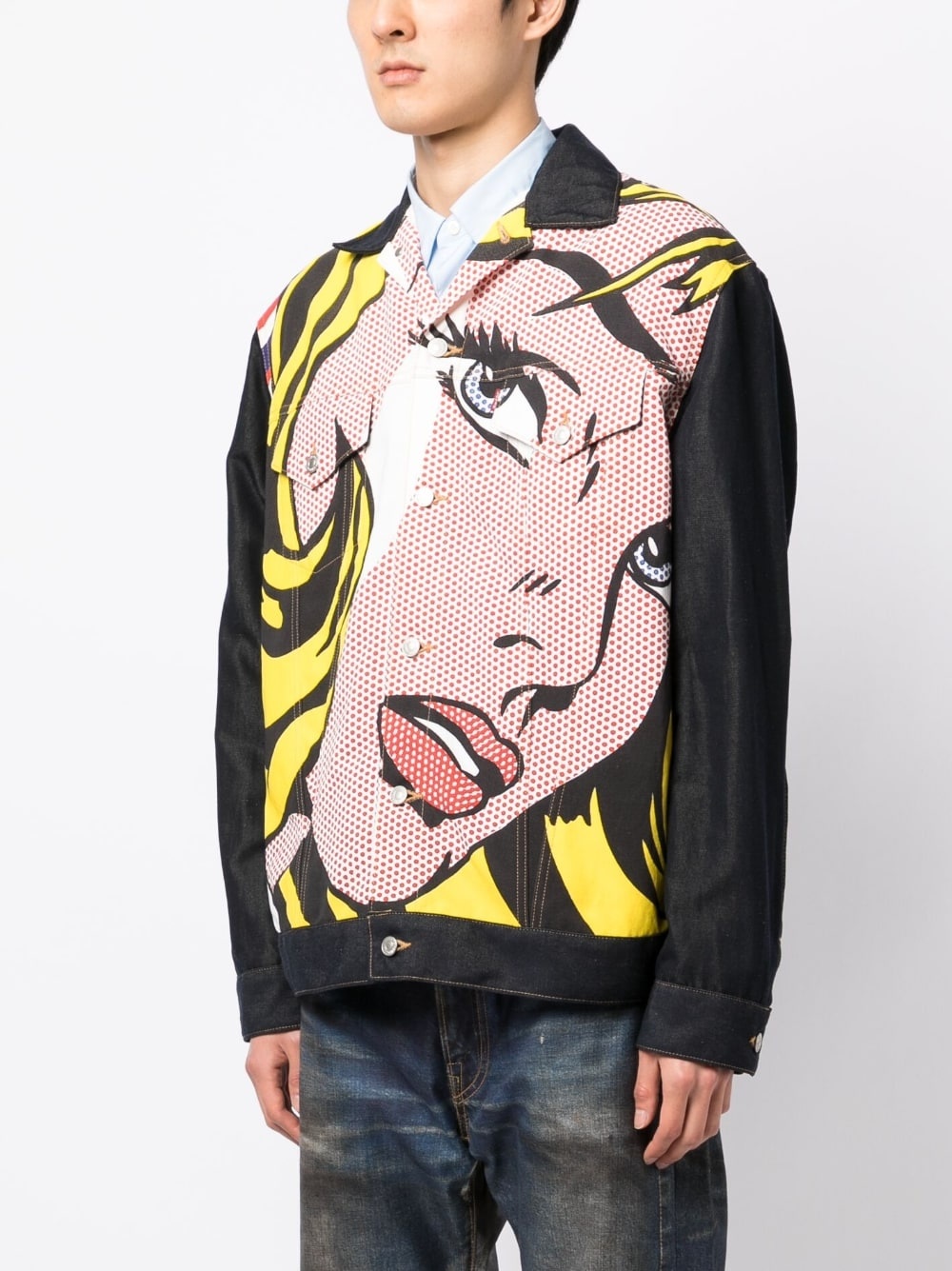 POP-ART BUTTON-UP JACKET - 2