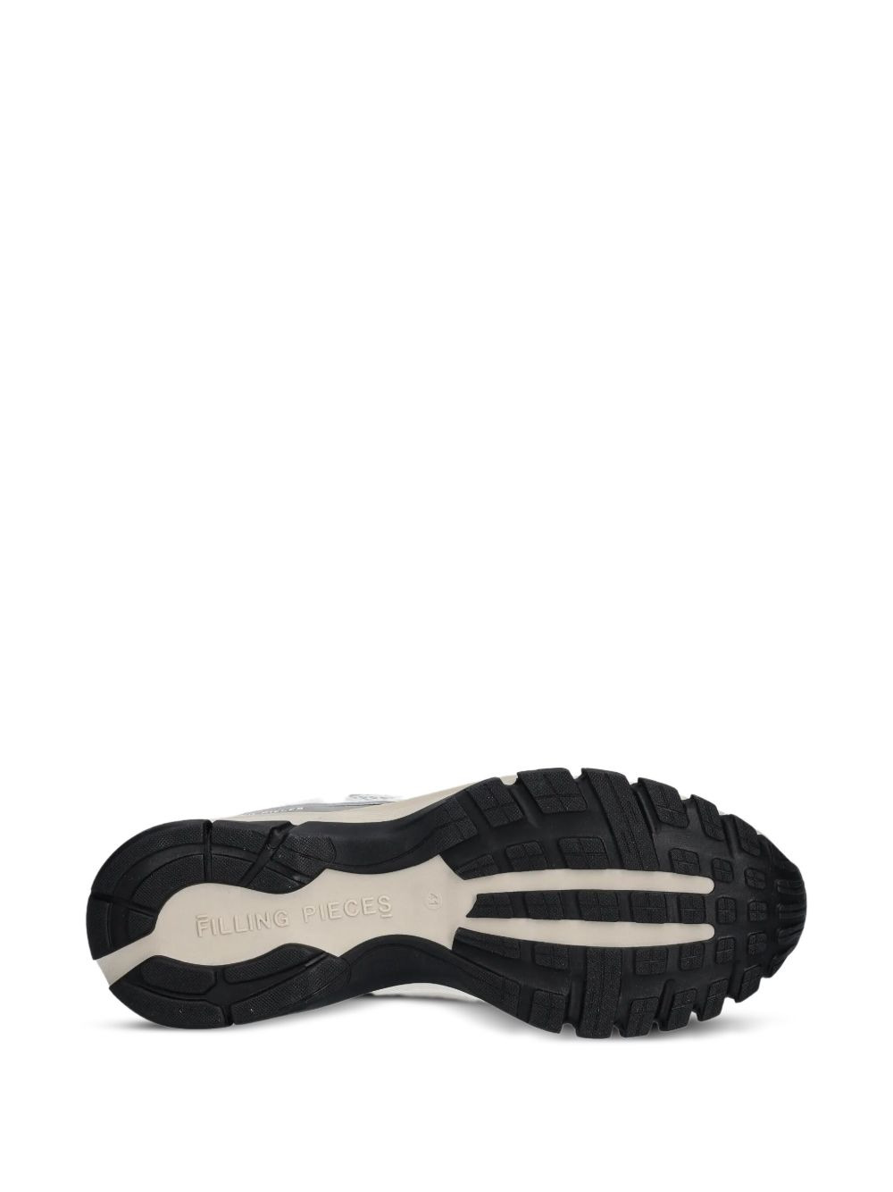 Oryon mesh-panel leather sneakers - 4