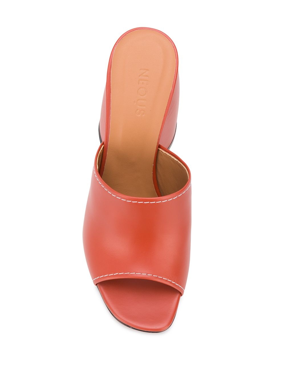 chunky heel mules - 4