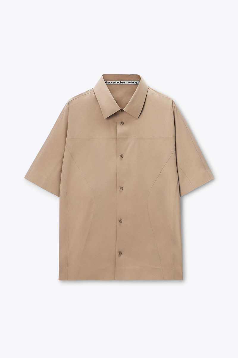 PERFORATED LOGO SHORT SLEEVE SHIRT 1