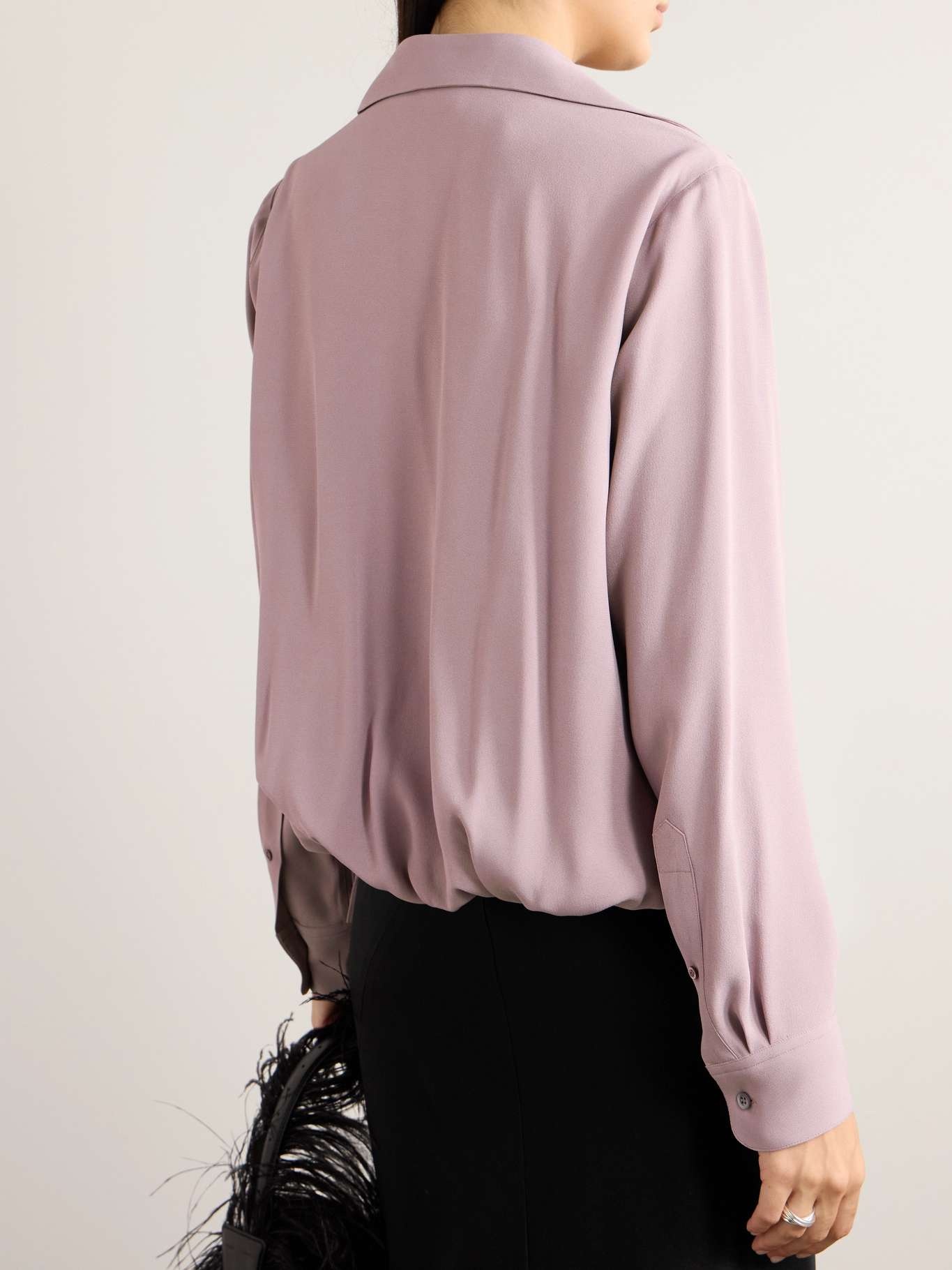 Crepe wrap shirt - 3