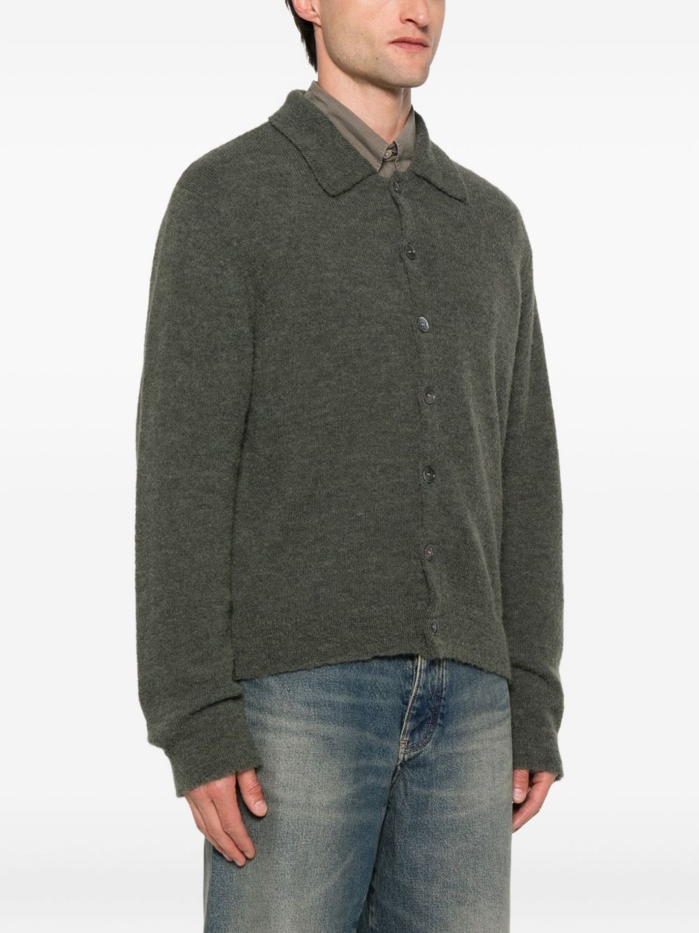 alpaca wool-blend cardigan - 3