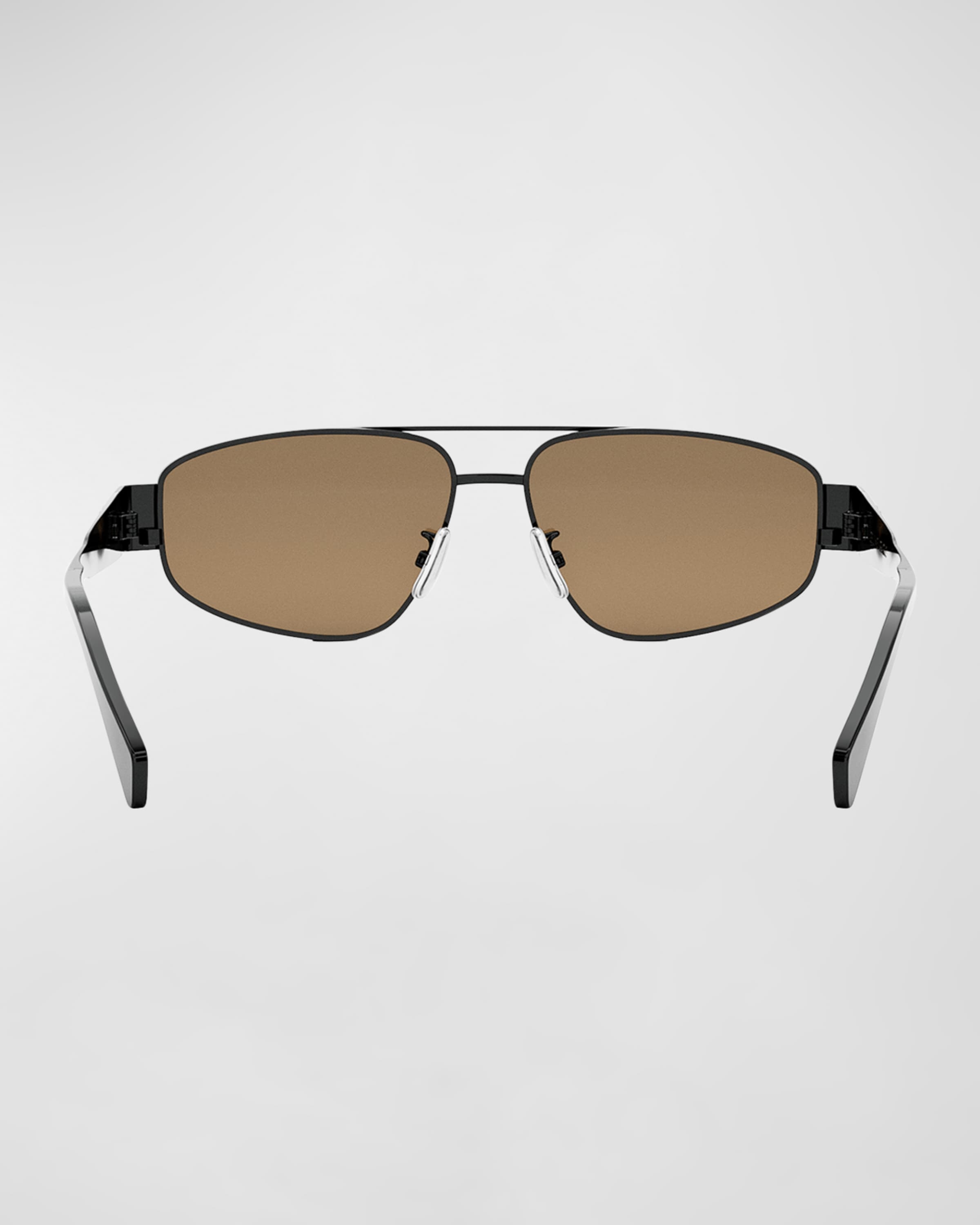 Men's Triomphe Pilot Metal Sunglasses - 5