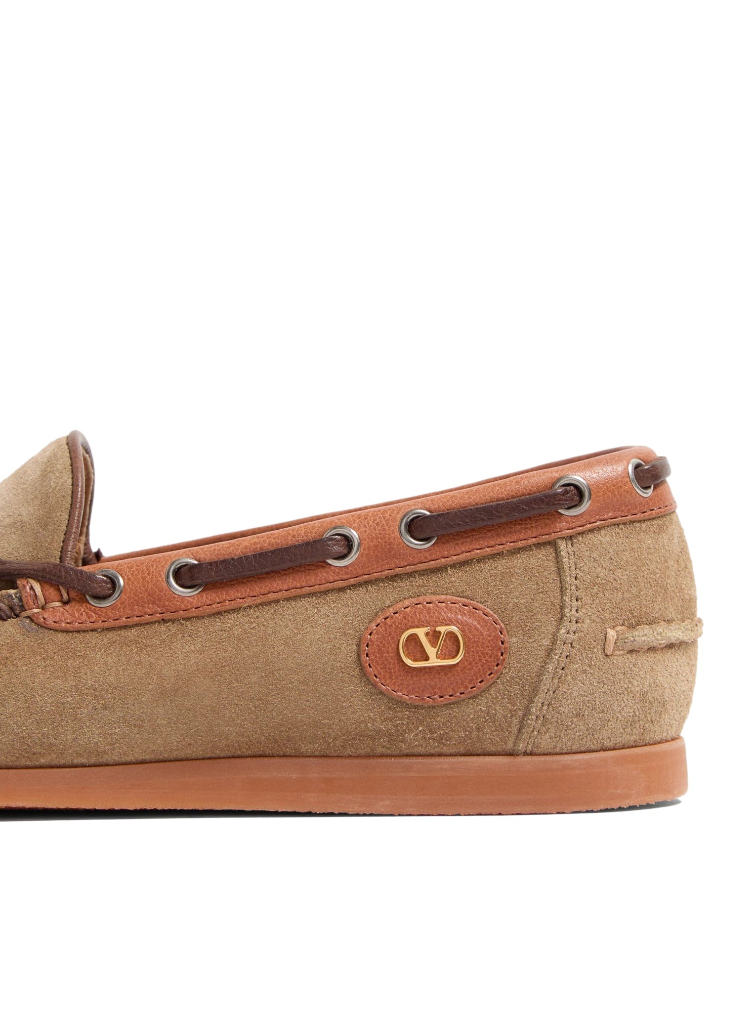 PALM AVENUE CRUST LEATHER BOAT SHOE - 7