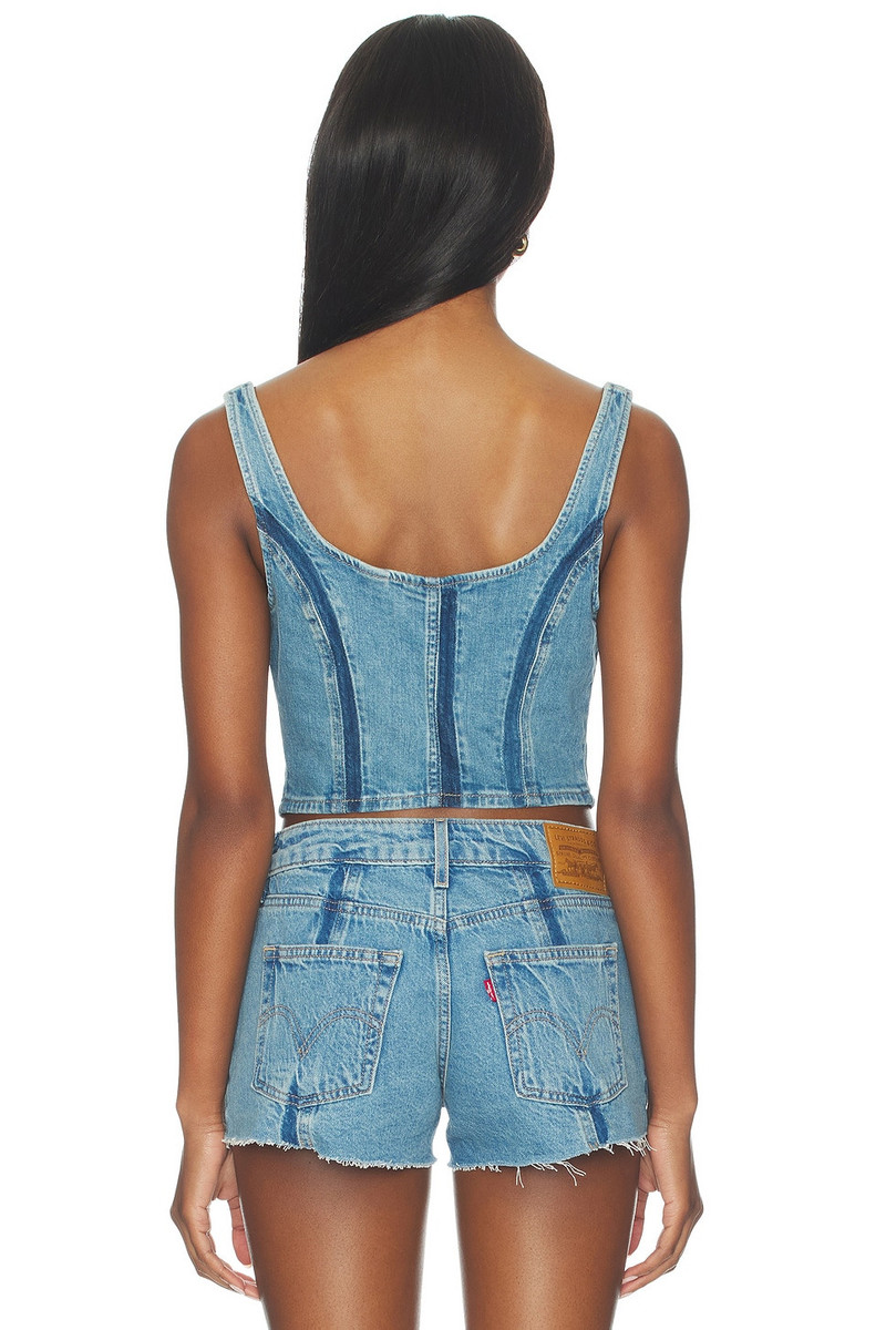 Levi's Seamed Zip Bustier outlook