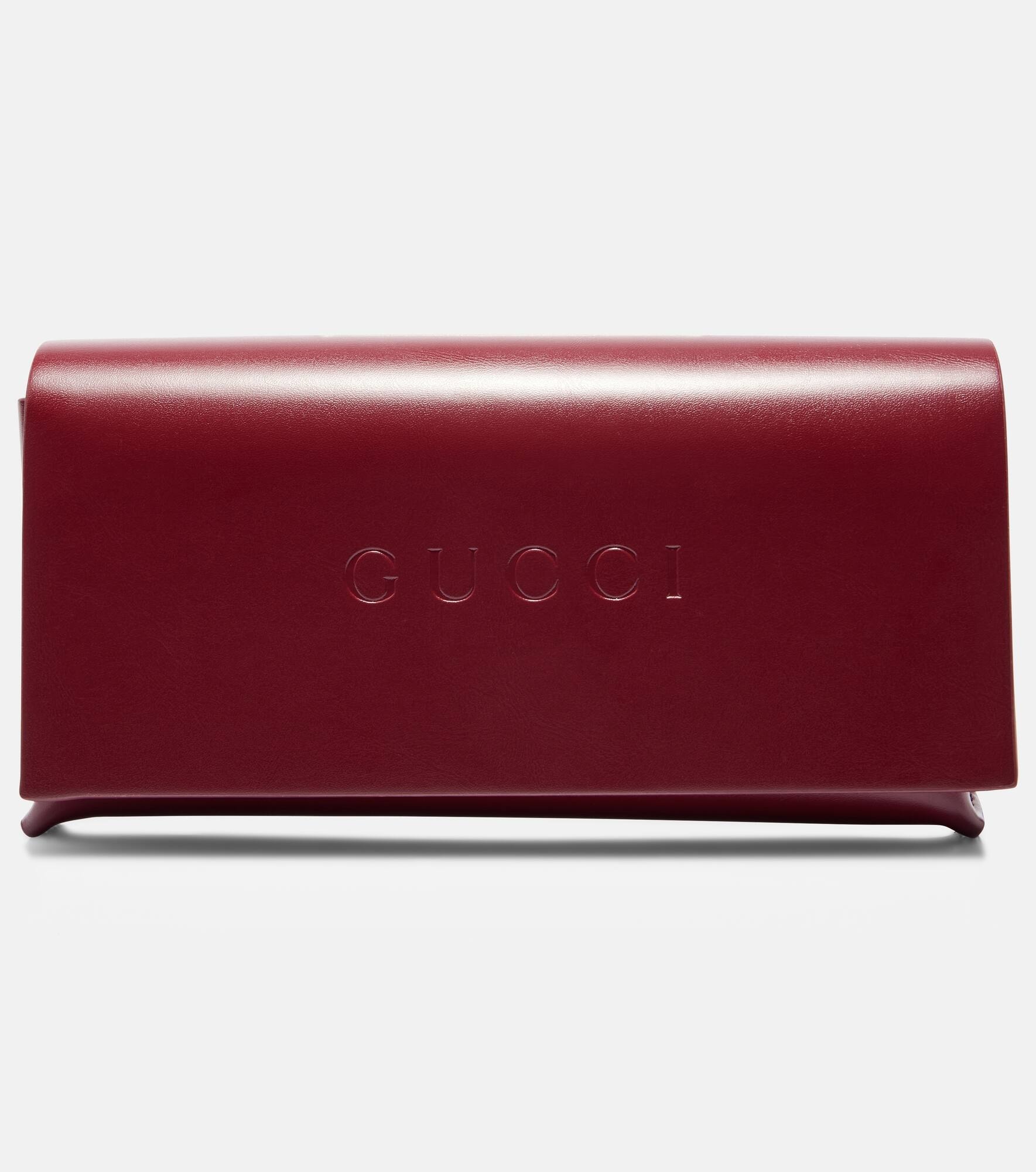 Lettering square sunglasses - 5