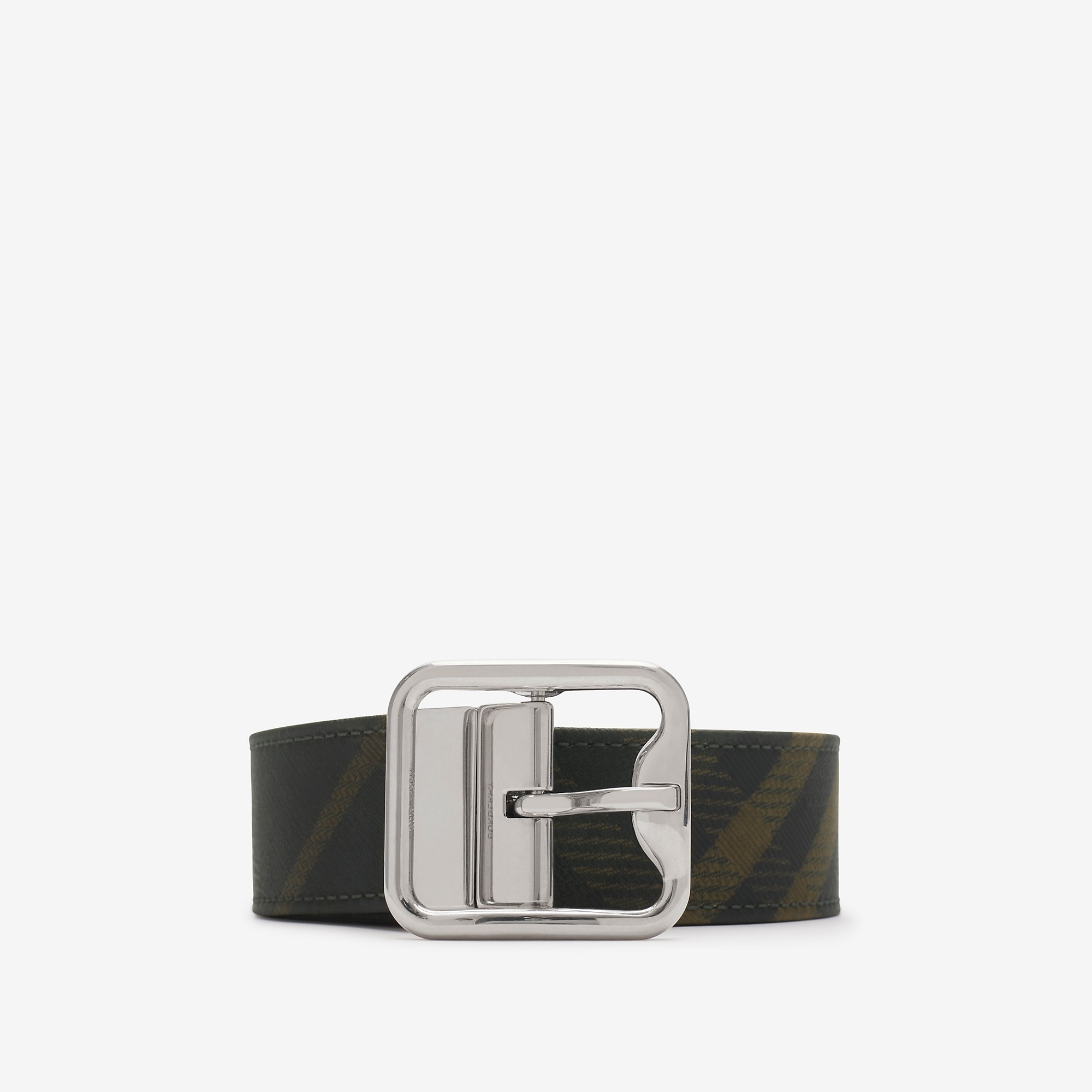 Reversible Check B Buckle Belt - 1