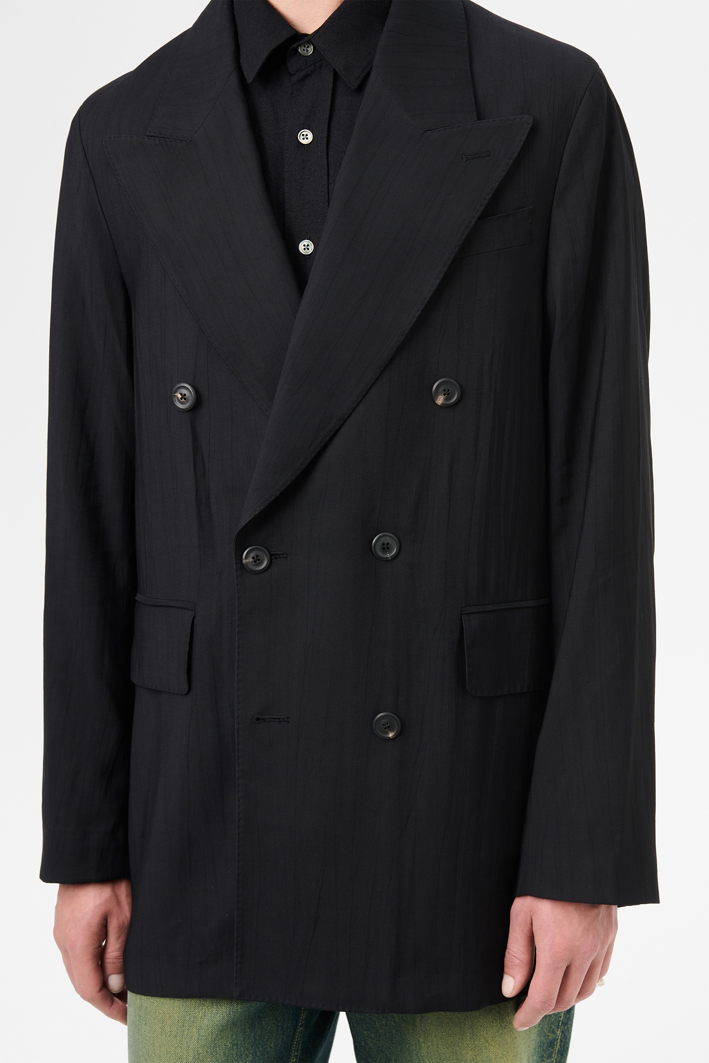 Sharp DB Blazer Black Experienced Viscose - 4